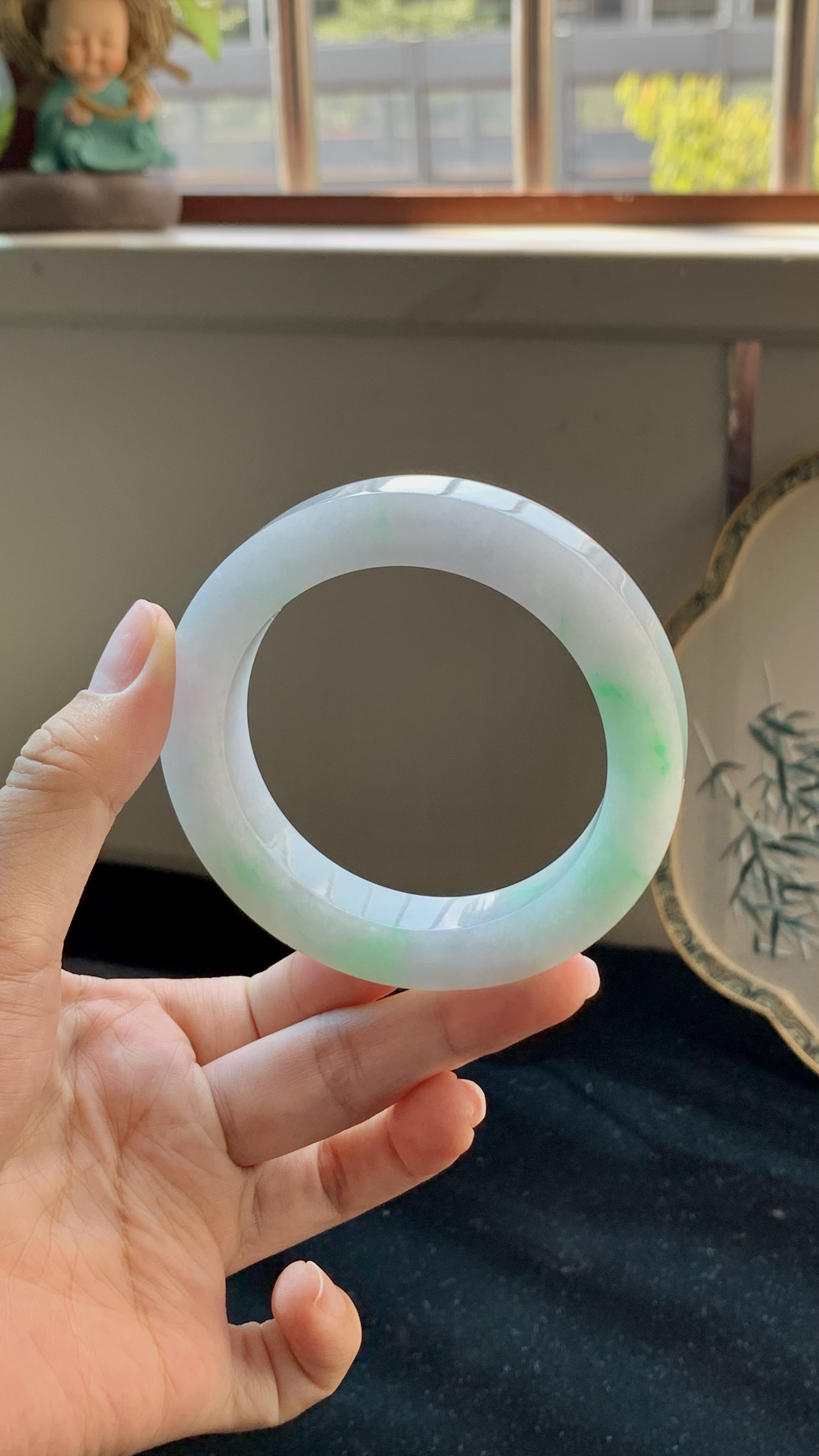 飘绿正圈镯胚 B0402-11 ⭕️ 55.5-12-10-76