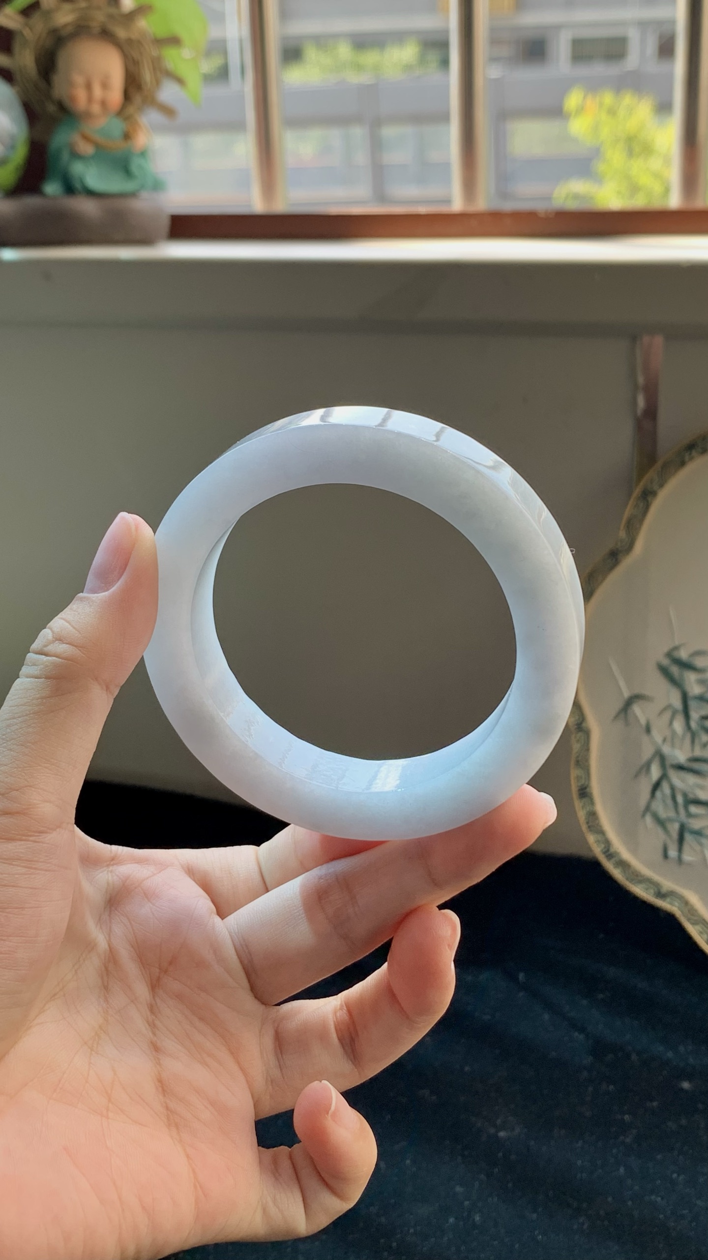 晴底正圈镯胚 B0410-22 ⭕️ 55.5-13-10-75