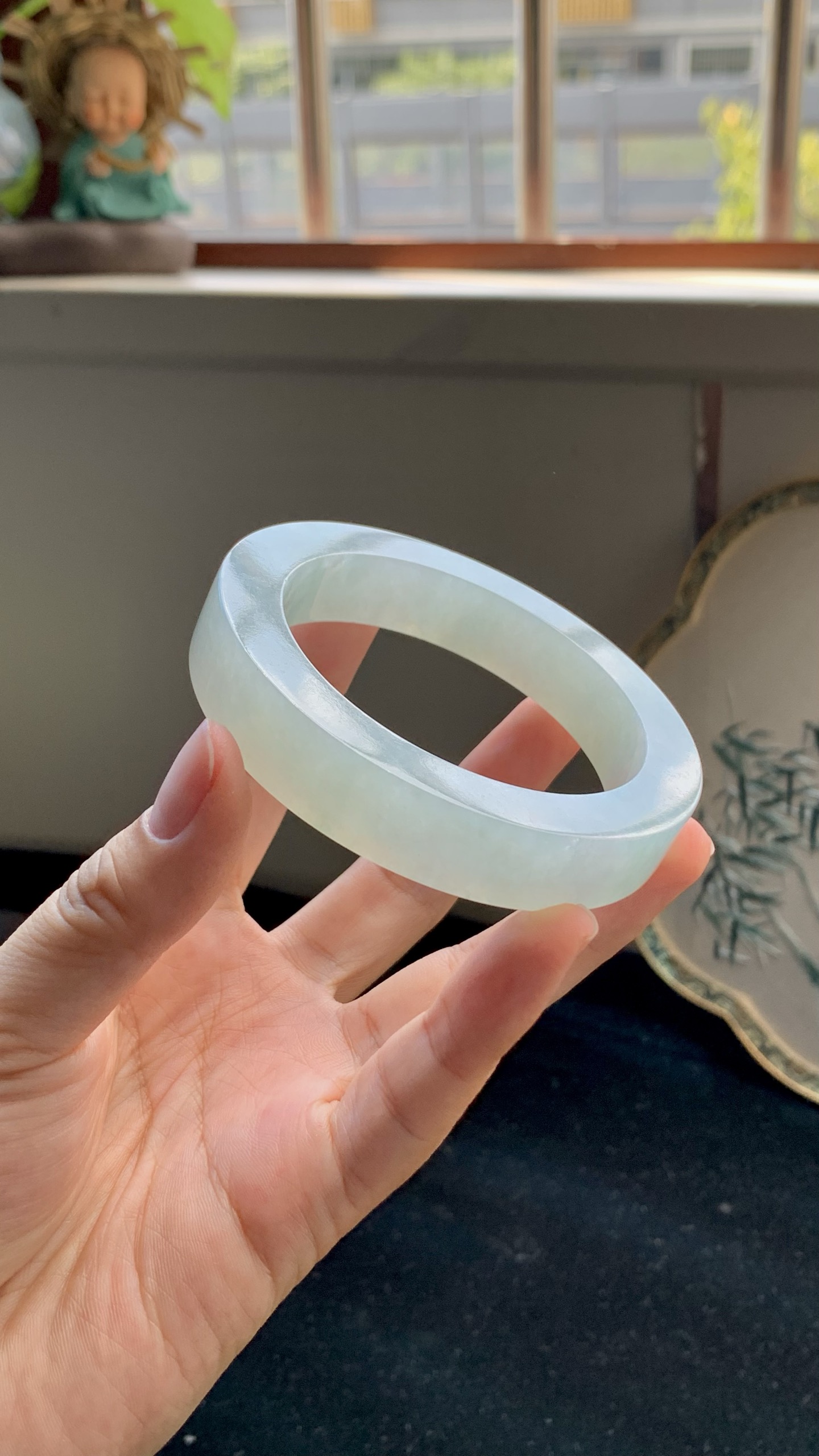 冰晴正圈镯胚 E0831-33 ⭕️ 56-13-9.5-75