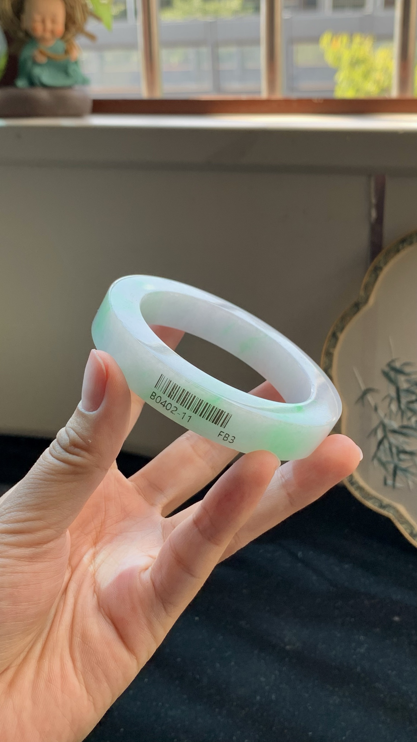 飘绿正圈镯胚 B0402-11 ⭕️ 55.5-12-10-76