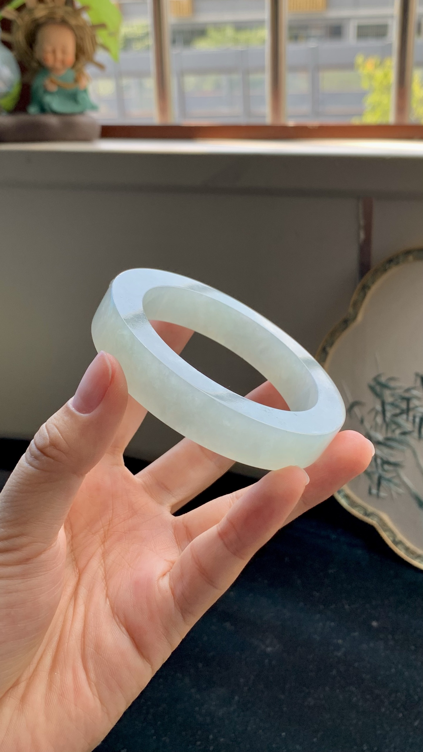 冰晴正圈镯胚 E0831-33 ⭕️ 56-13-9.5-75