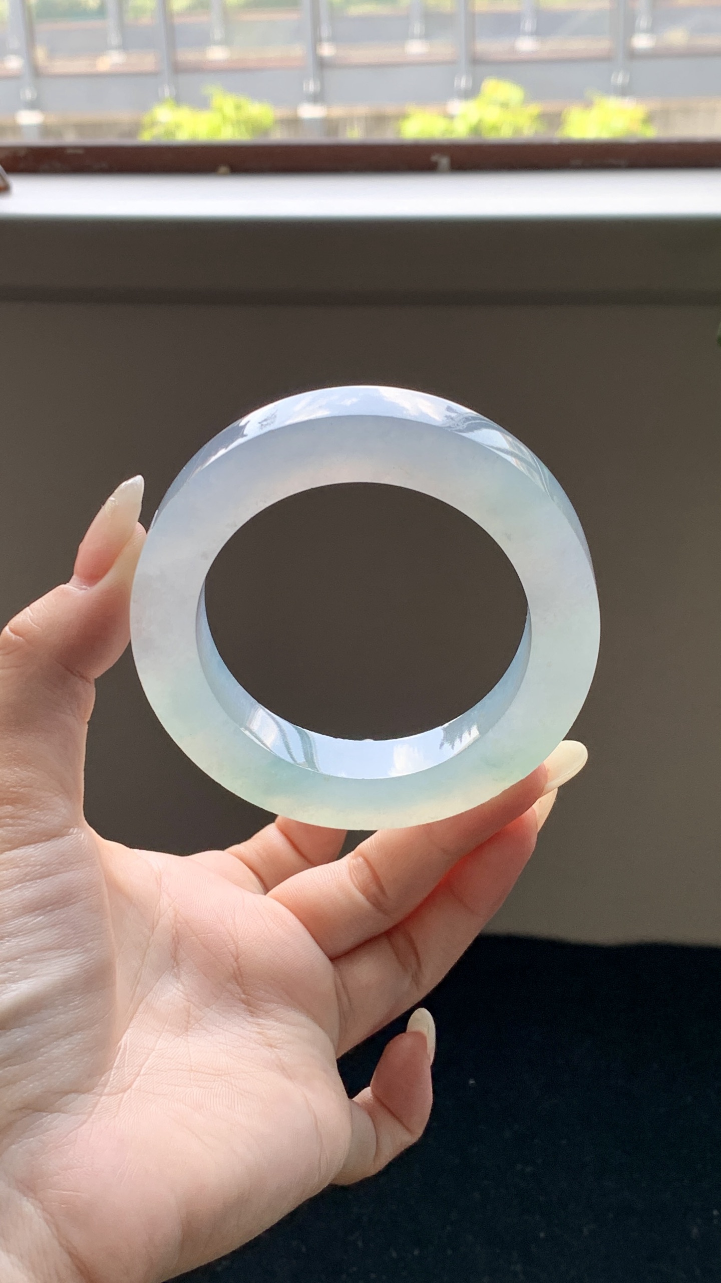 冰飘花洒金正圈镯胚,M63-18,⭕️54-11.5-10-76.5