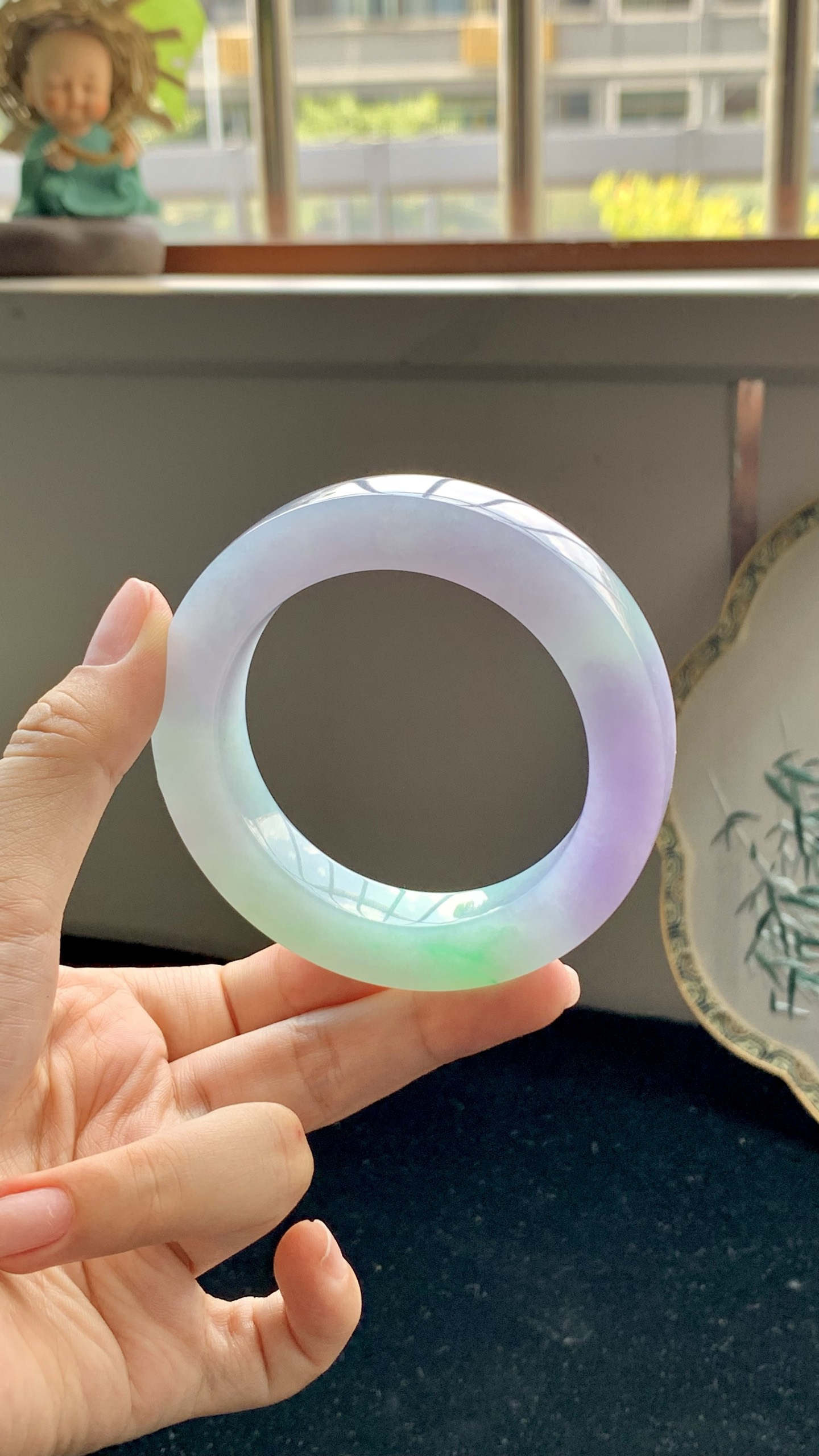 冰春彩正圈镯胚 B0805-1 ⭕️ 54-12.5-11-76