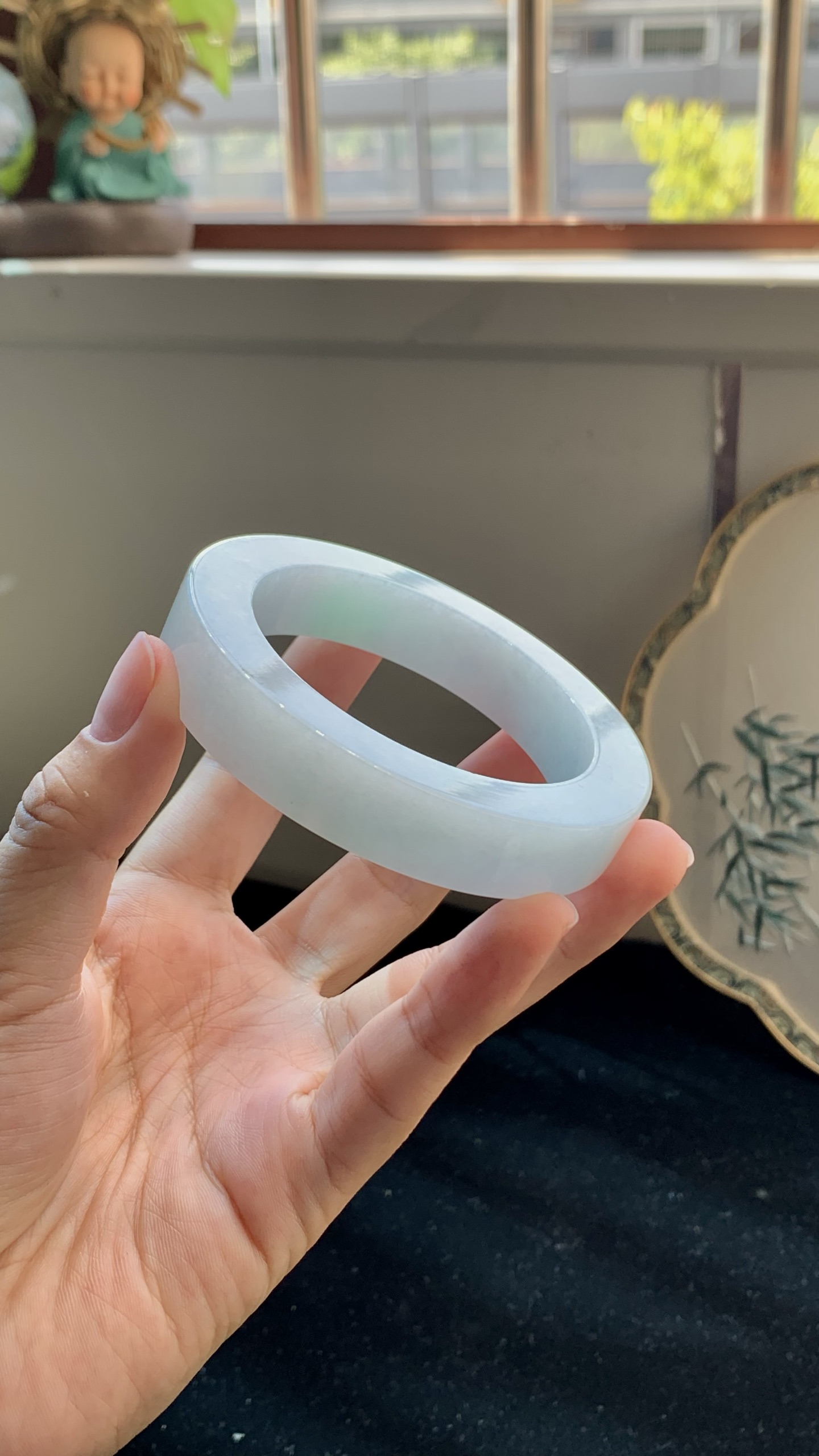 飘绿镯胚 C0516-5 ⭕️ 55-13-10-75