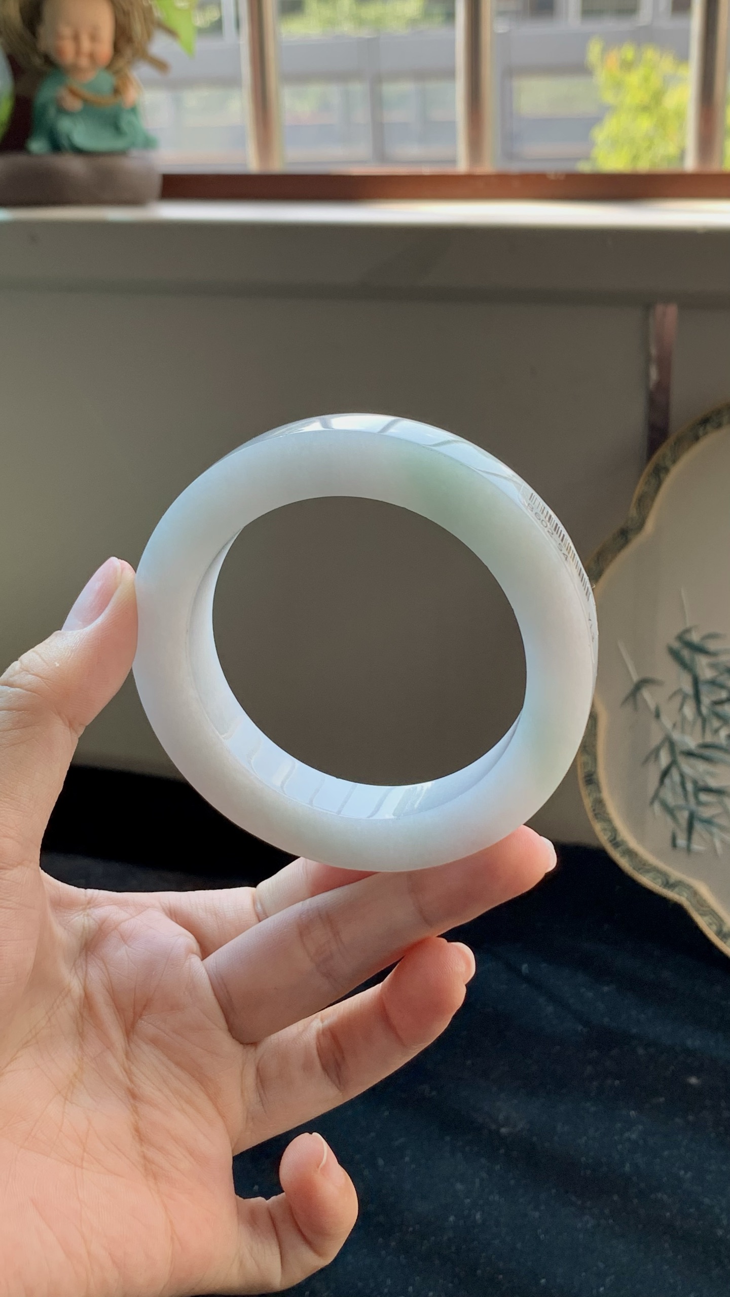 飘绿正圈镯胚 B602-54-11 ⭕️ 56.5-12.5-10-77.5