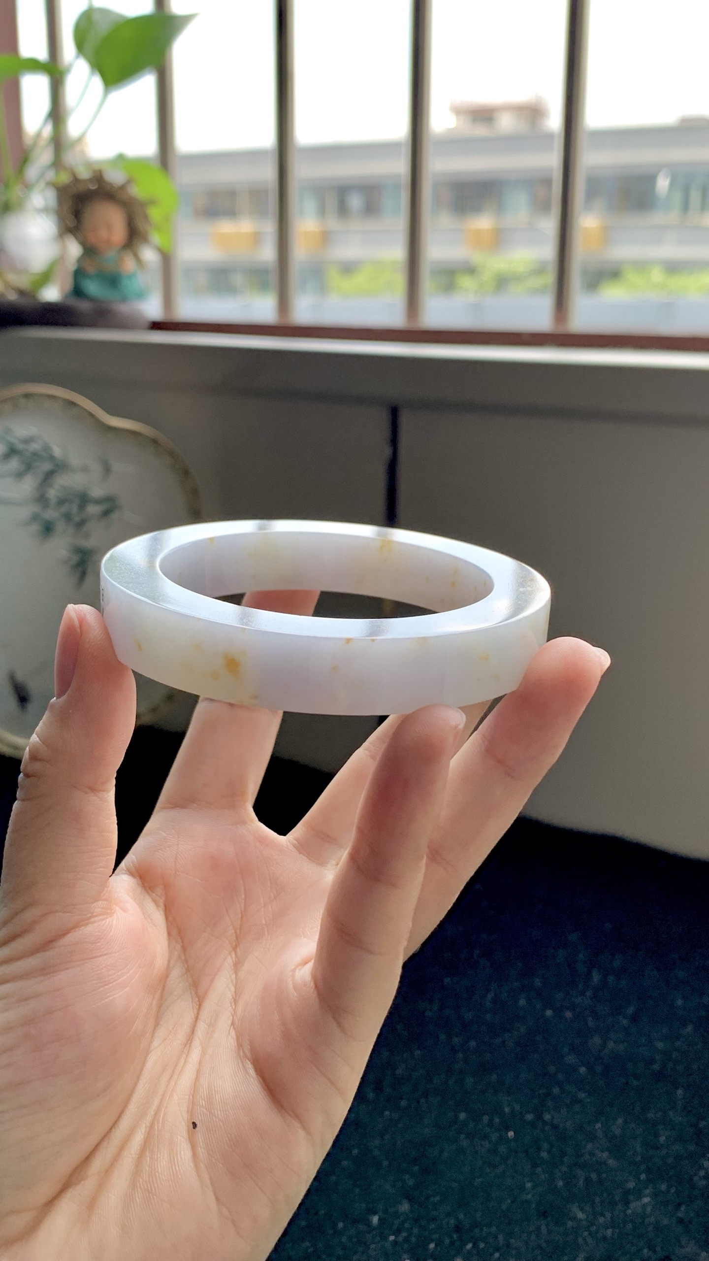 洒金正圈镯胚 BL1058-27 ⭕️ 57-12-10-77