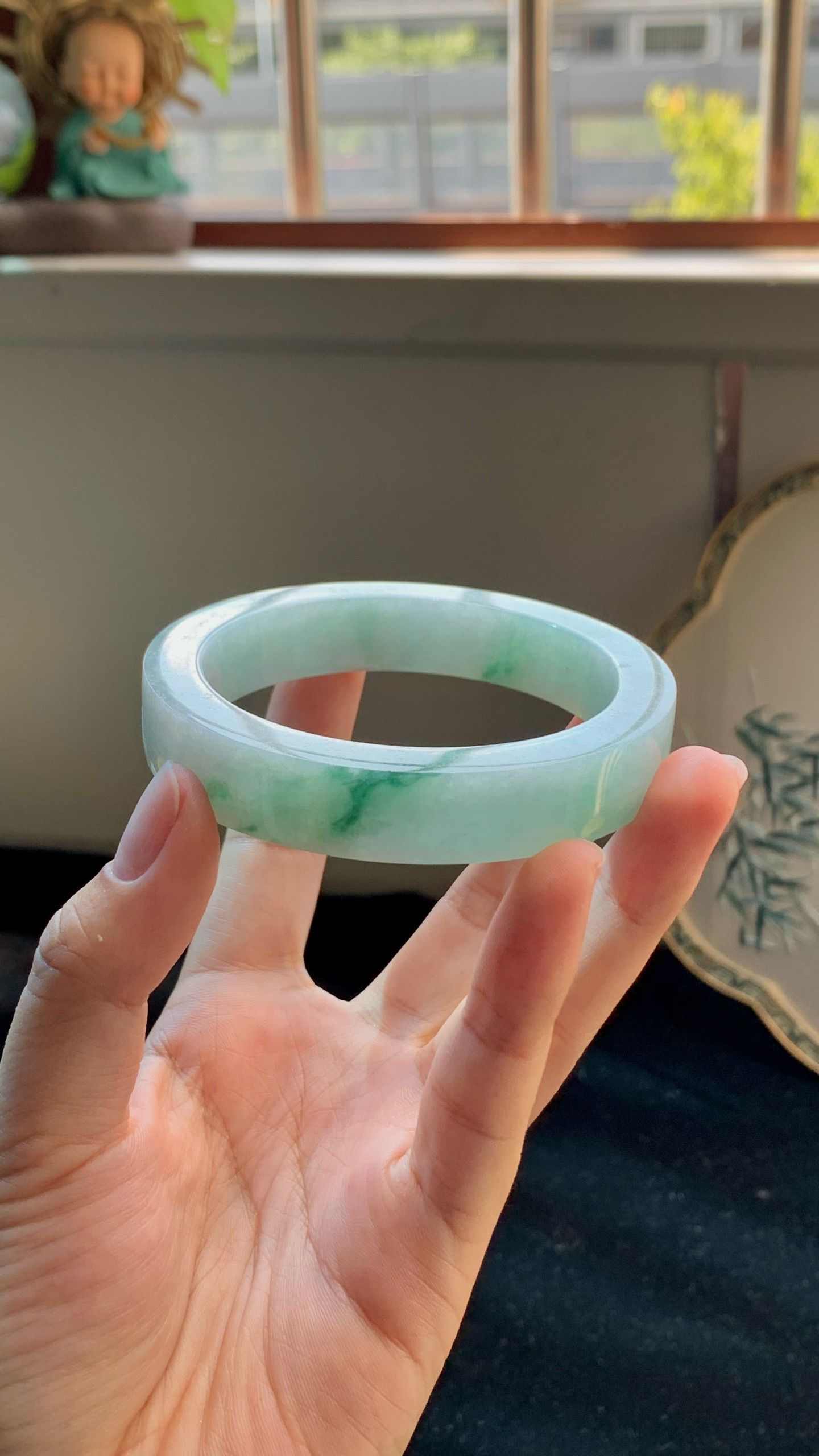 飘花正圈手镯毛胚 B0522-11 ⭕️ 57.5-12.5-8-74
