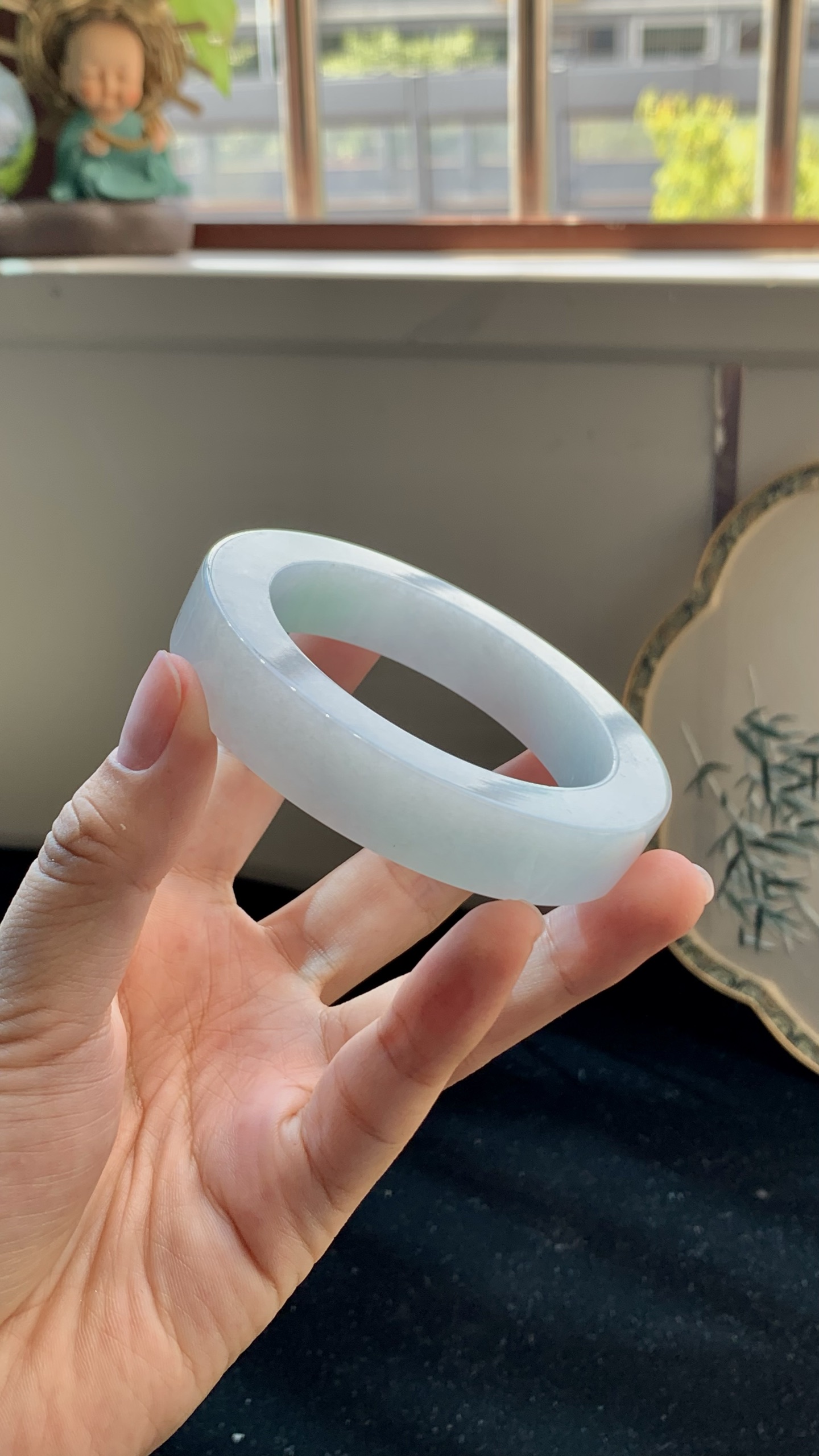 飘绿镯胚 C0516-5 ⭕️ 55-13-10-75