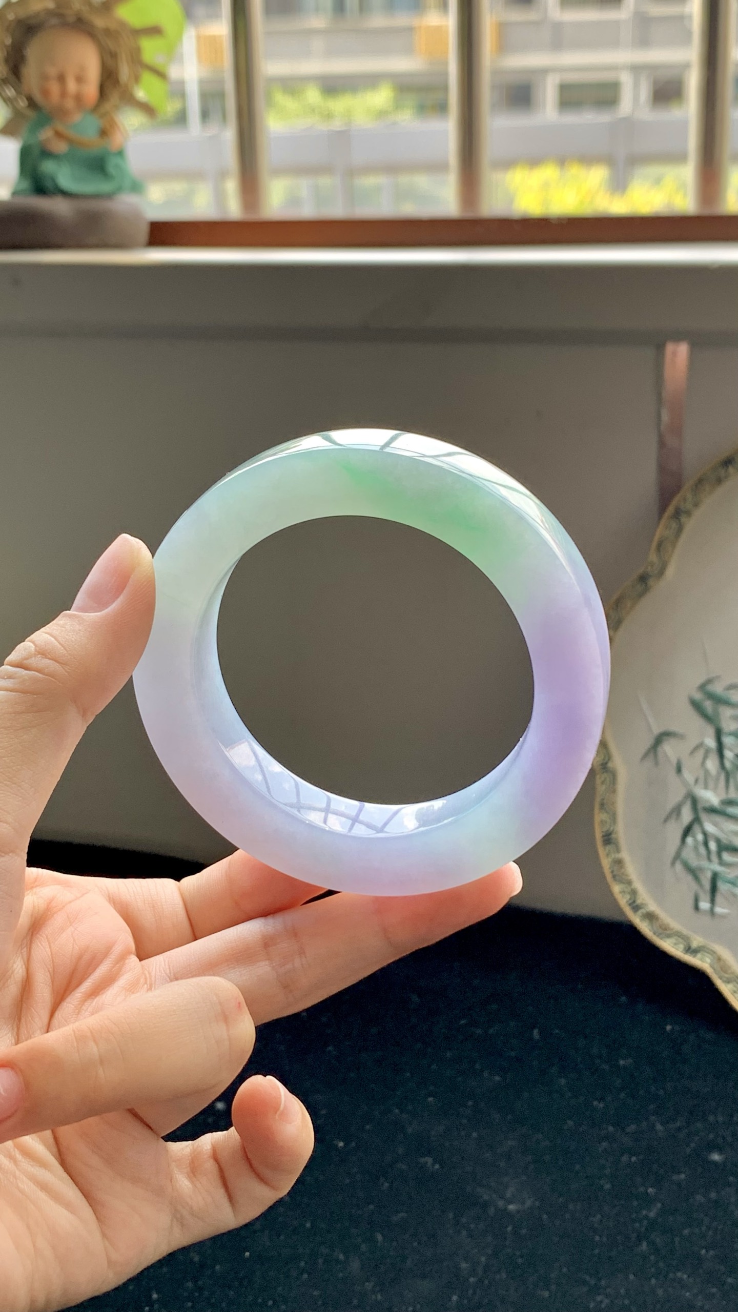 冰春彩正圈镯胚 B0805-1 ⭕️ 54-12.5-11-76