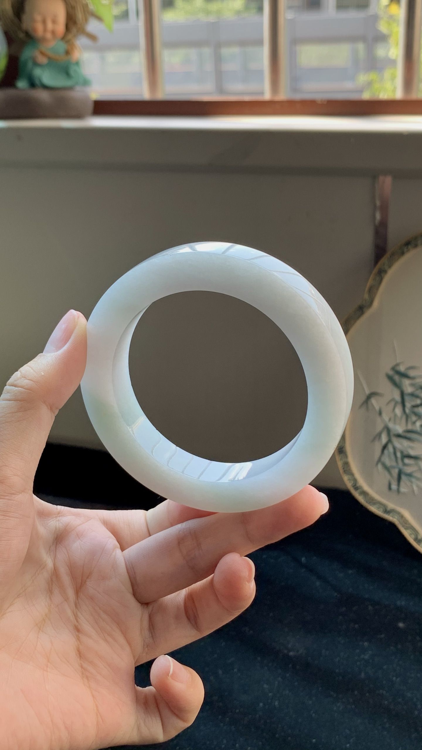 飘绿正圈镯胚 B602-54-11 ⭕️ 56.5-12.5-10-77.5