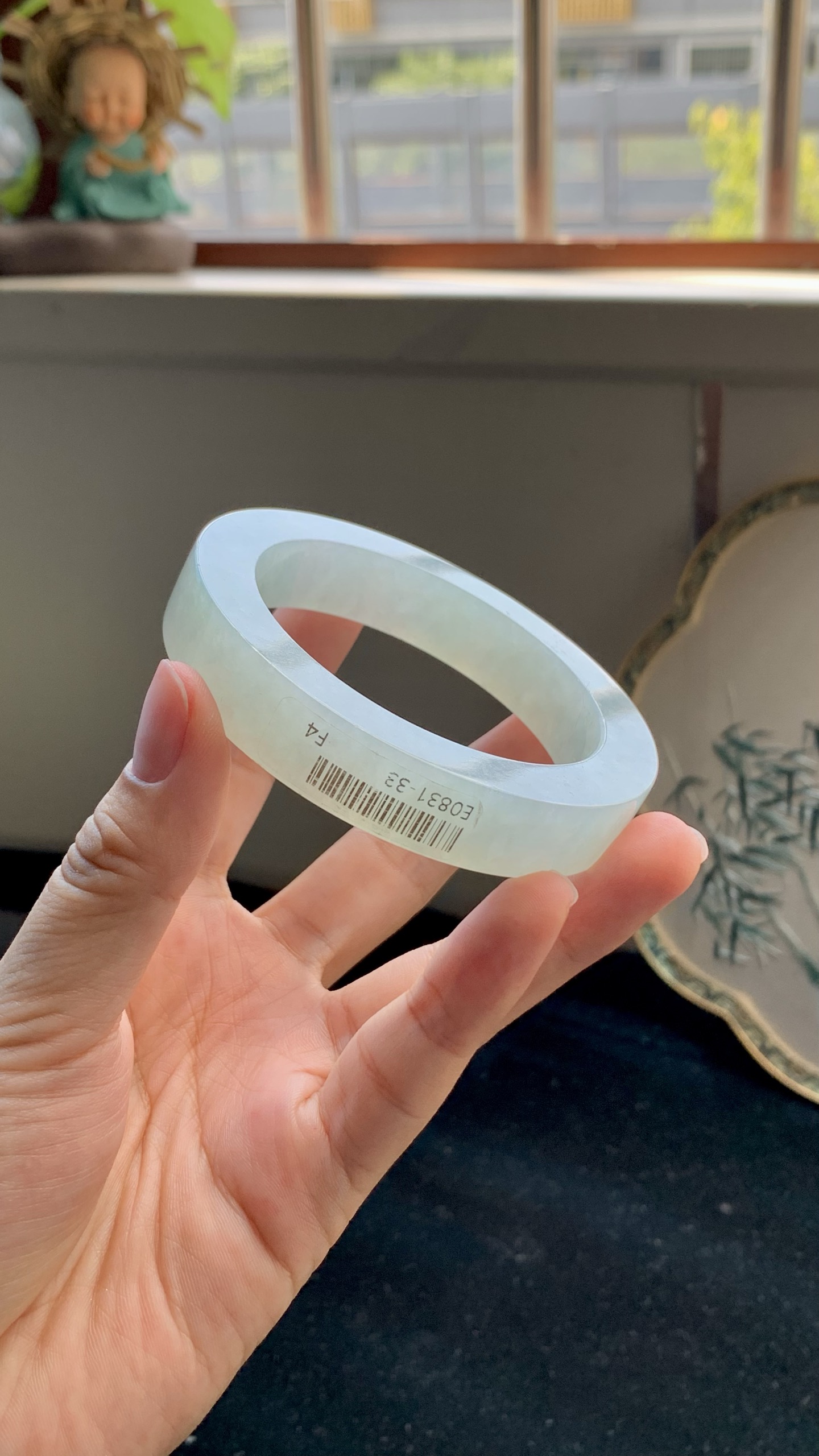 冰晴正圈镯胚 E0831-33 ⭕️ 56-13-9.5-75