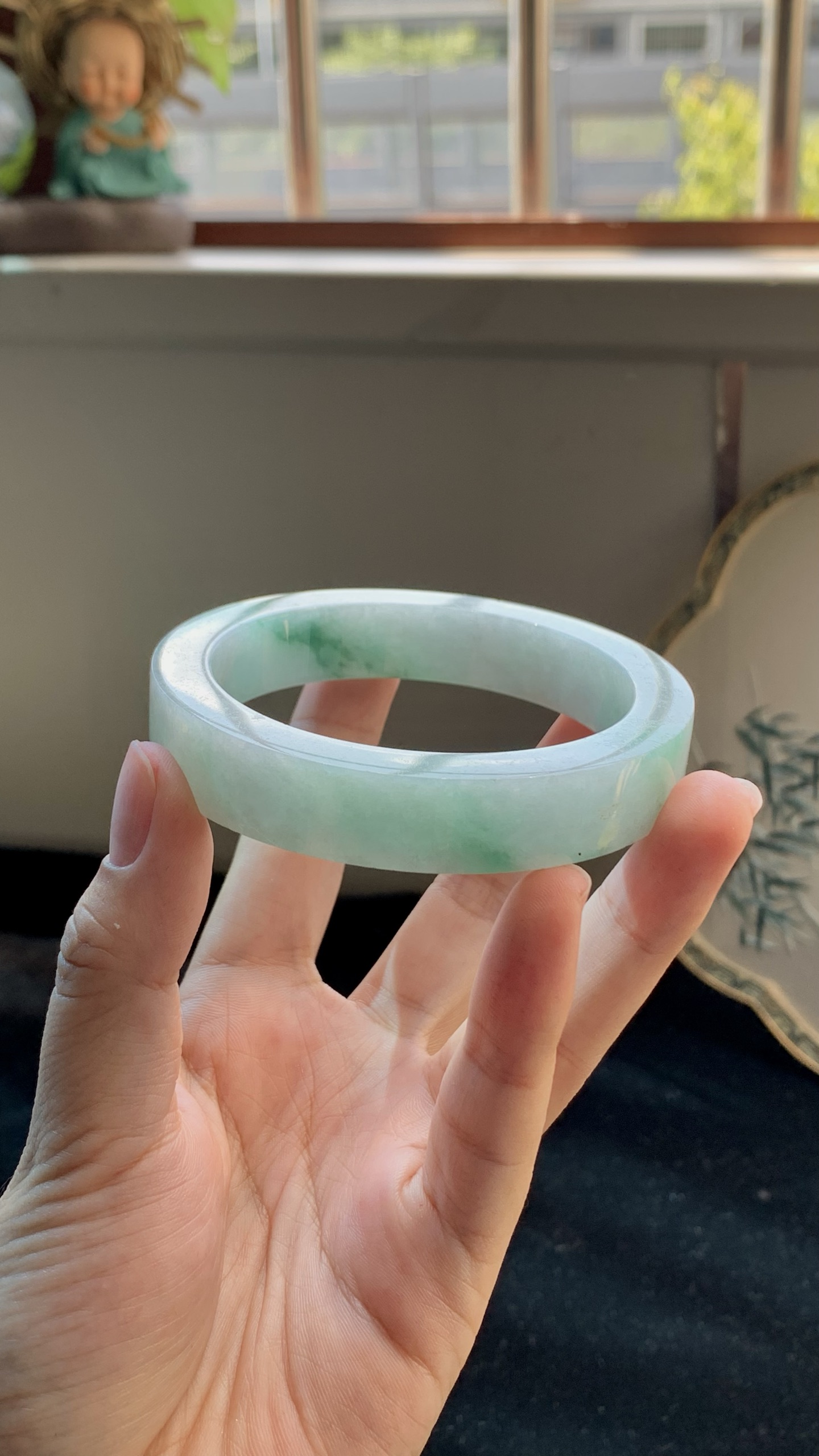 飘花正圈手镯毛胚 B0522-11 ⭕️ 57.5-12.5-8-74