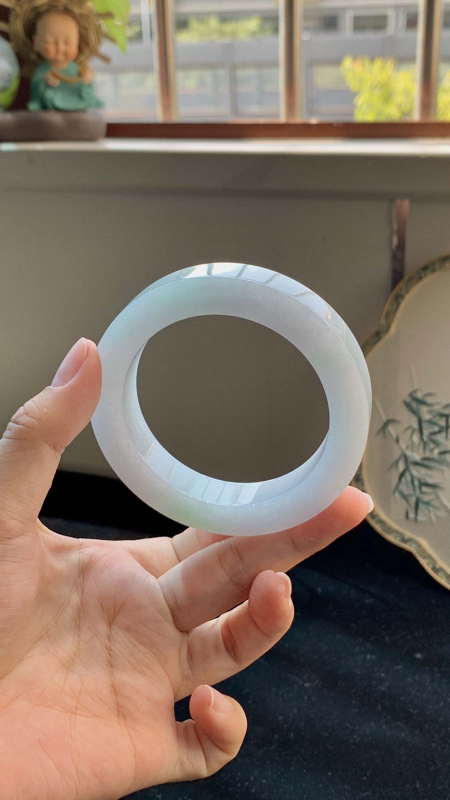 飘绿镯胚 C0516-5 ⭕️ 55-13-10-75