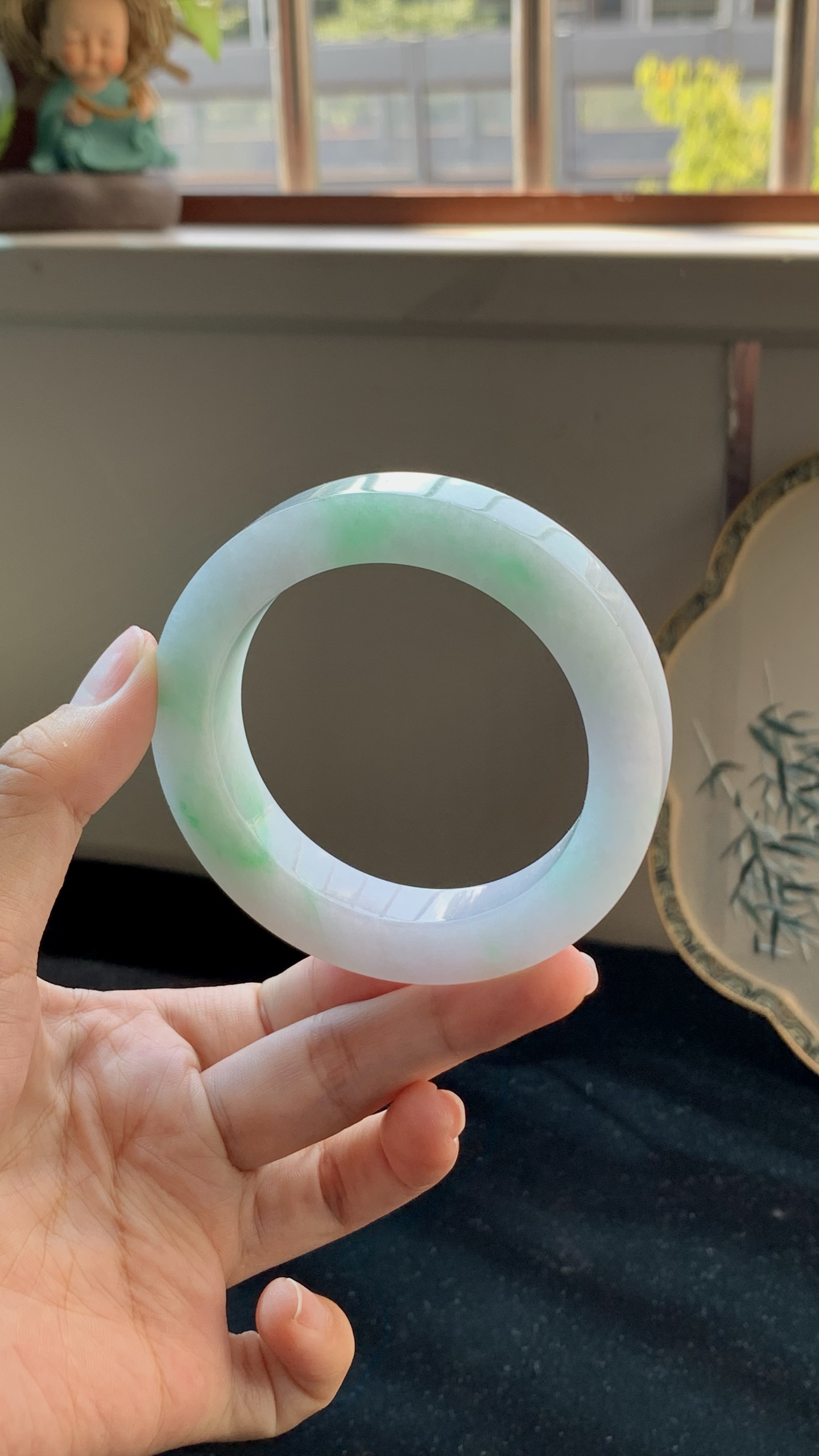飘绿正圈镯胚 B0402-11 ⭕️ 55.5-12-10-76