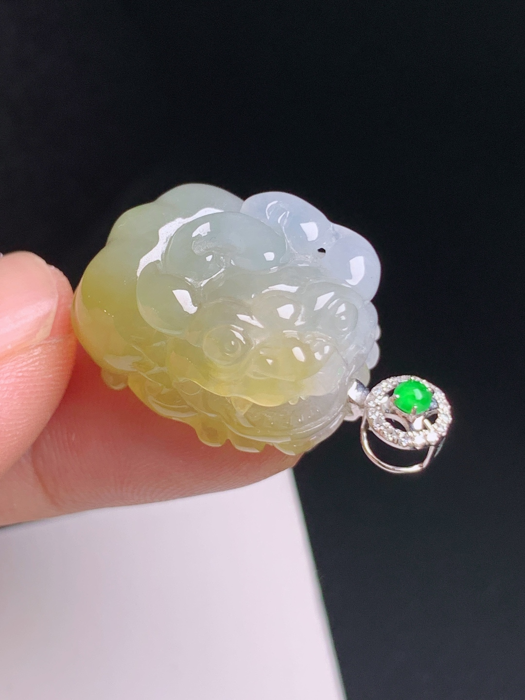 ️ 黄翡貔貅吊坠，黄润起光，雕工灵动，吉祥安康