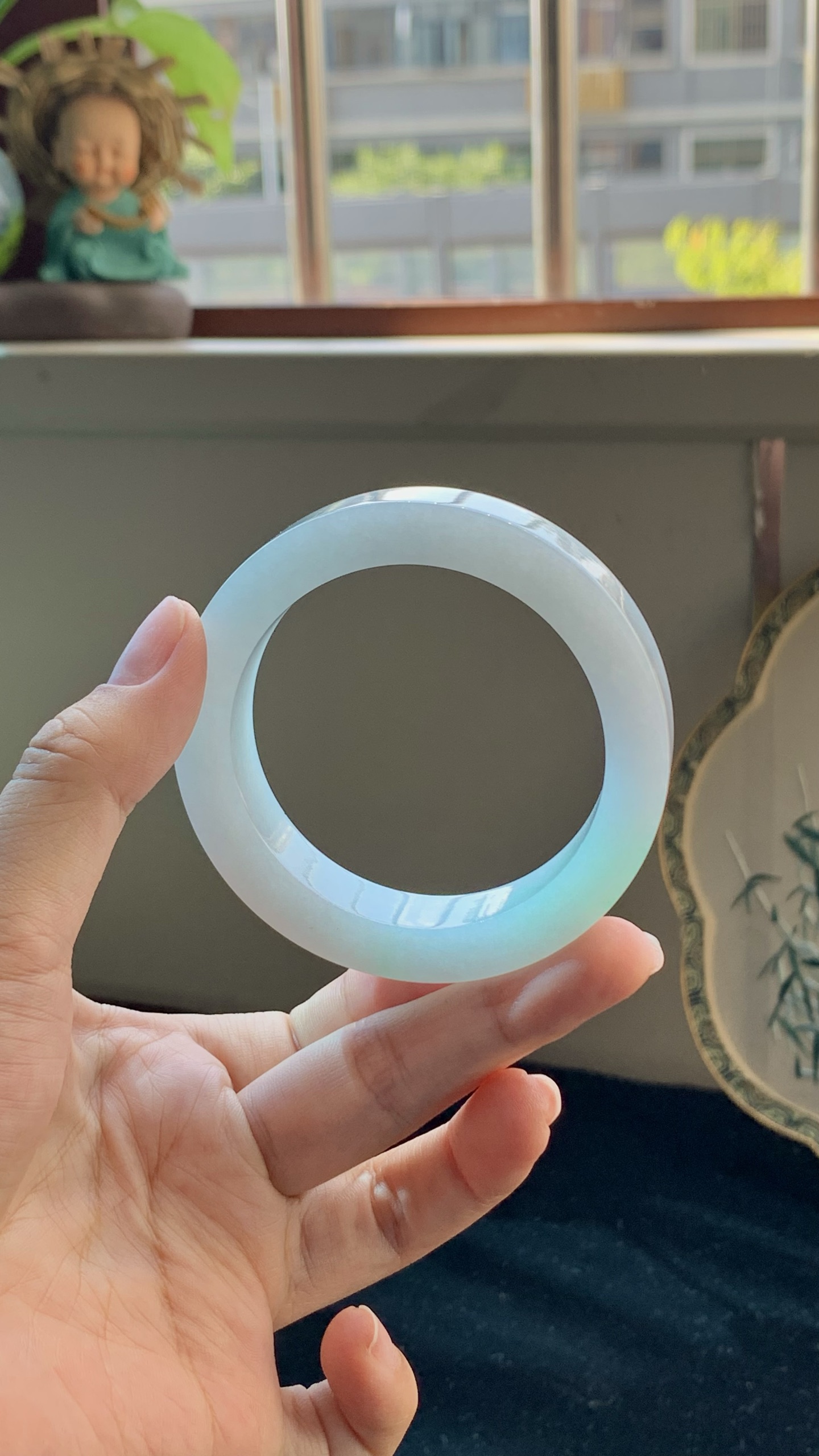 晴底正圈镯胚 C0516-12 ⭕️ 52-13-8.5-69