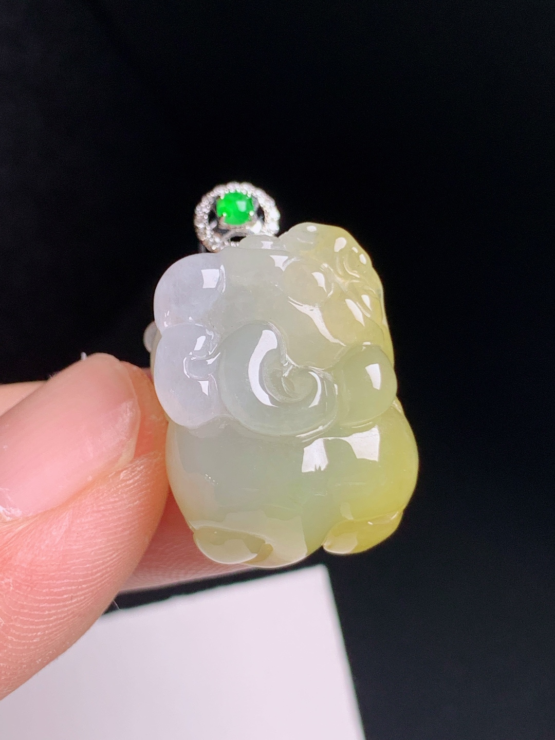 ️ 黄翡貔貅吊坠，黄润起光，雕工灵动，吉祥安康