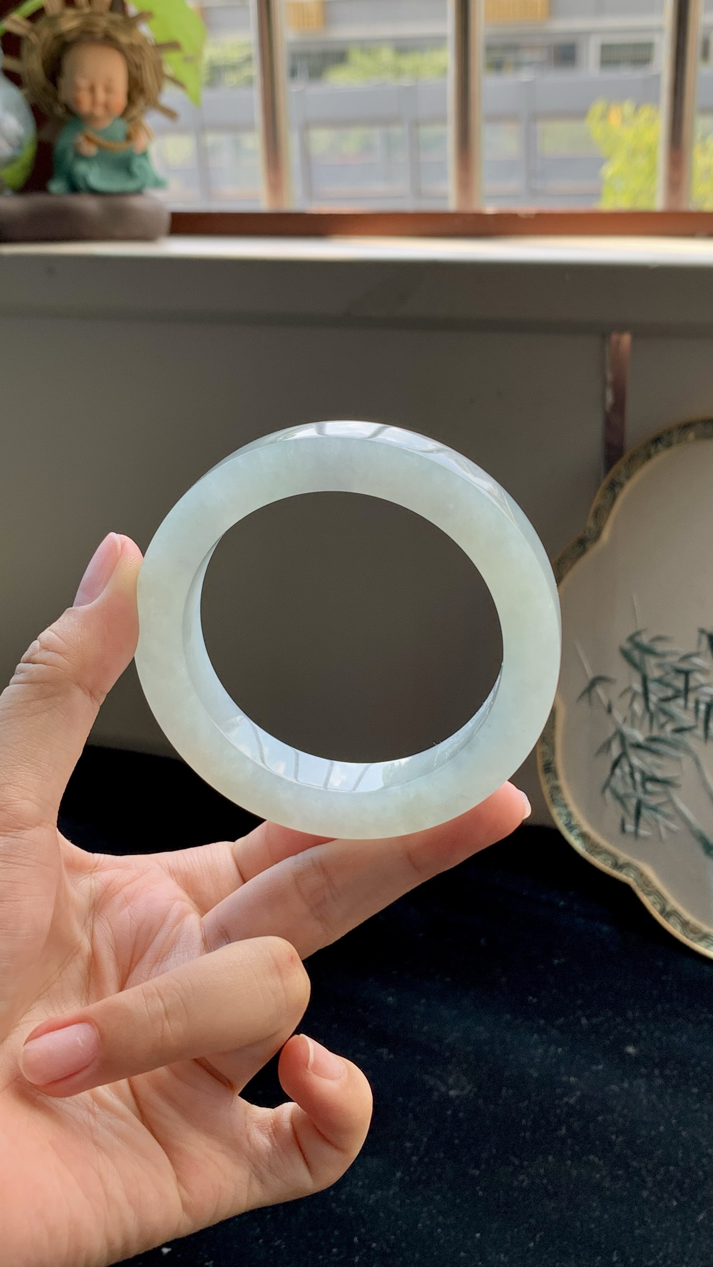 冰晴正圈镯胚 E0831-33 ⭕️ 56-13-9.5-75