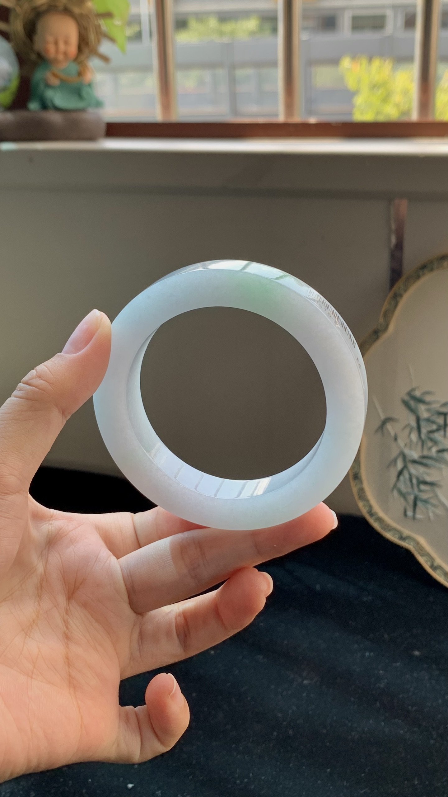飘绿镯胚 C0516-5 ⭕️ 55-13-10-75