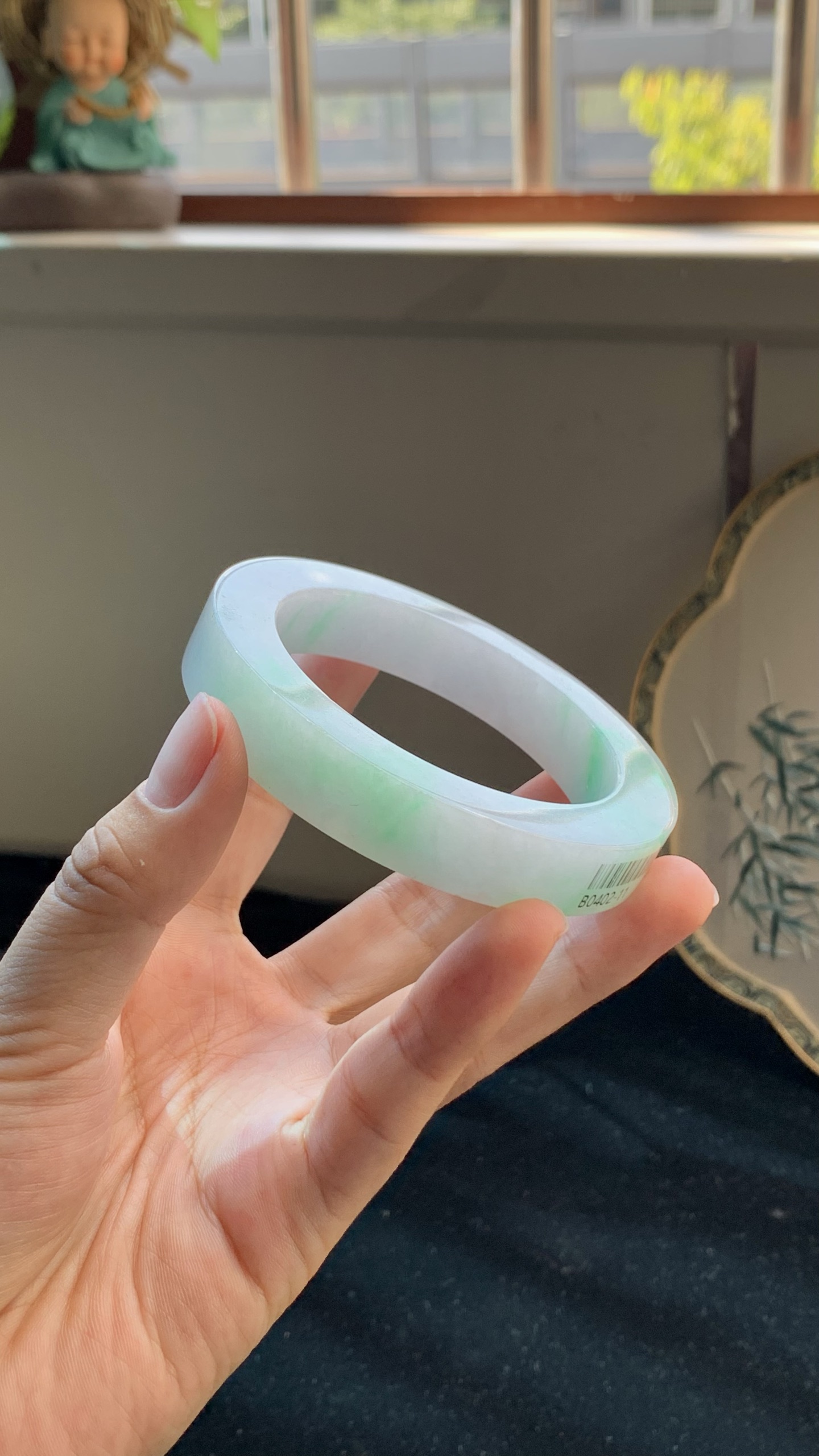 飘绿正圈镯胚 B0402-11 ⭕️ 55.5-12-10-76