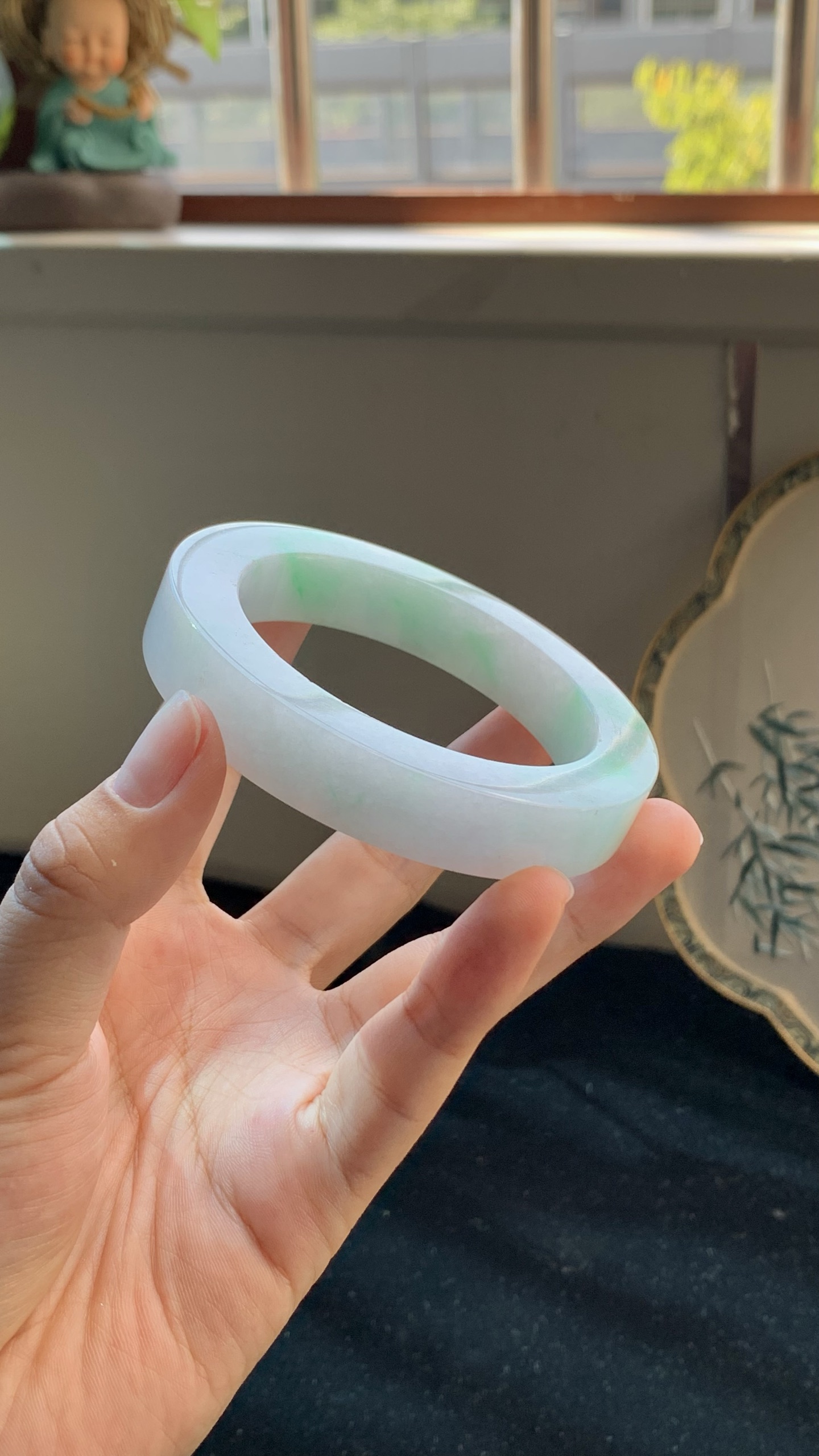 飘绿正圈镯胚 B0402-11 ⭕️ 55.5-12-10-76