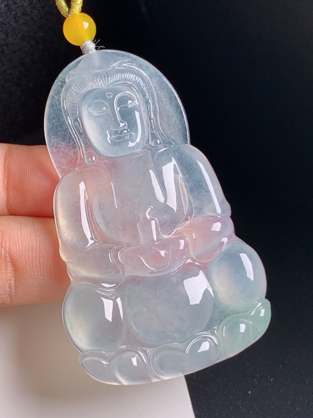 ️ 冰种观音，冰润通透，面相祥和，静心纳福
