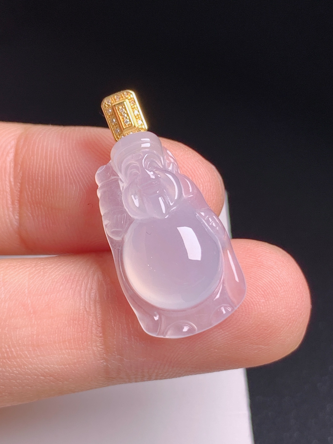 ️ 冰种财神爷吊坠，莹润起胶，神态喜庆，招财纳福