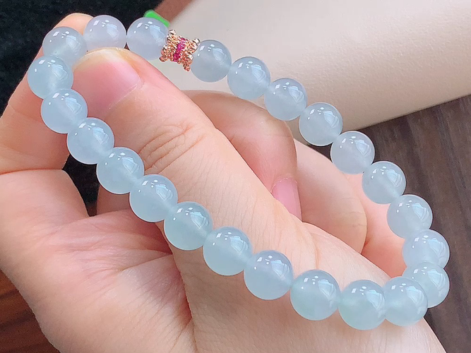 ️ 冰种手链，尺寸取一8.1mm，包A附证书2298