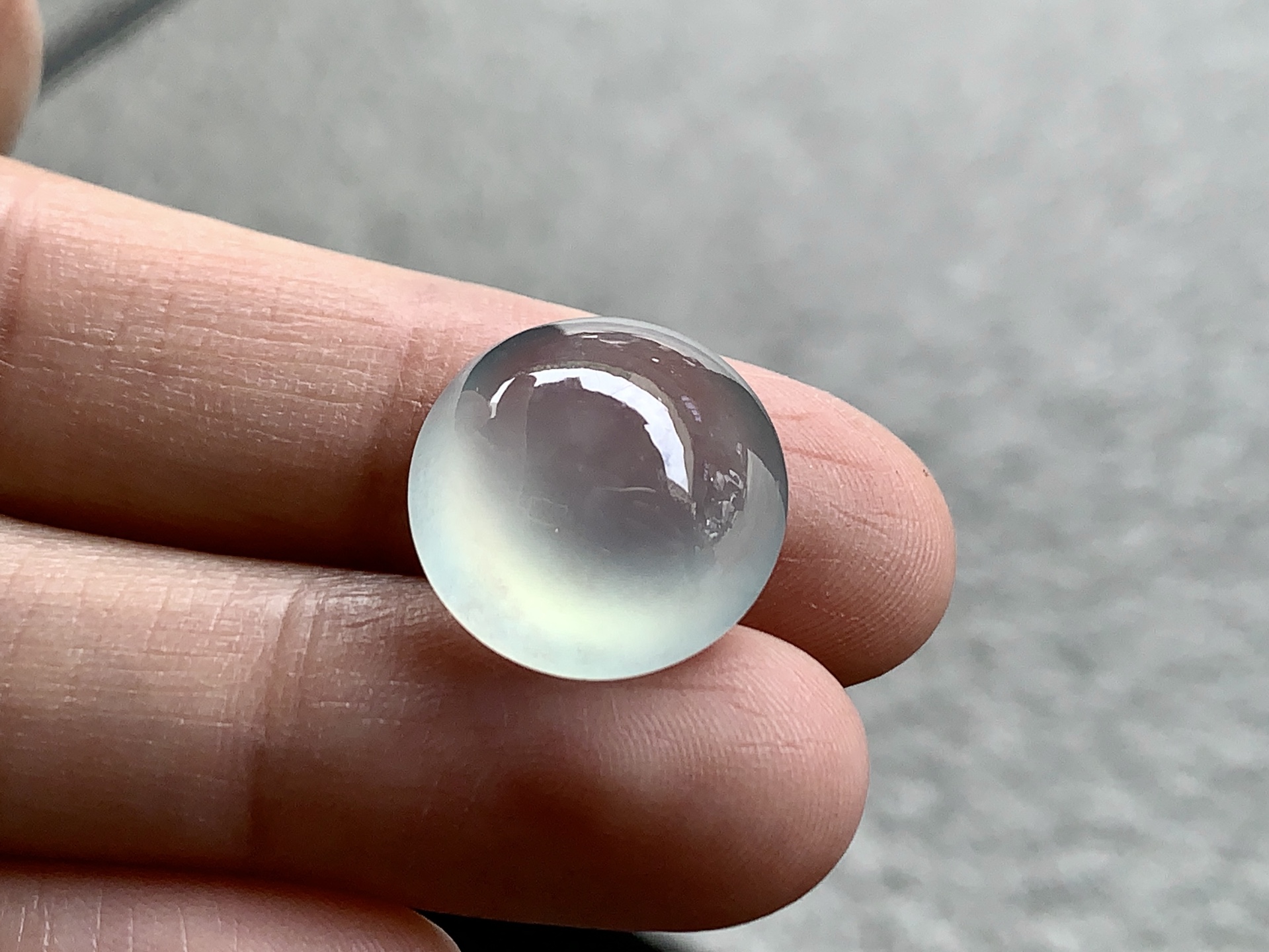 ️ 冰种蛋面，尺寸：15.8×8.5