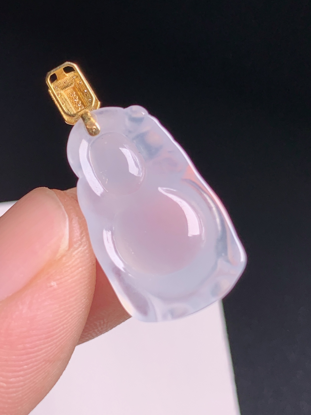 ️ 冰种财神爷吊坠，莹润起胶，神态喜庆，招财纳福