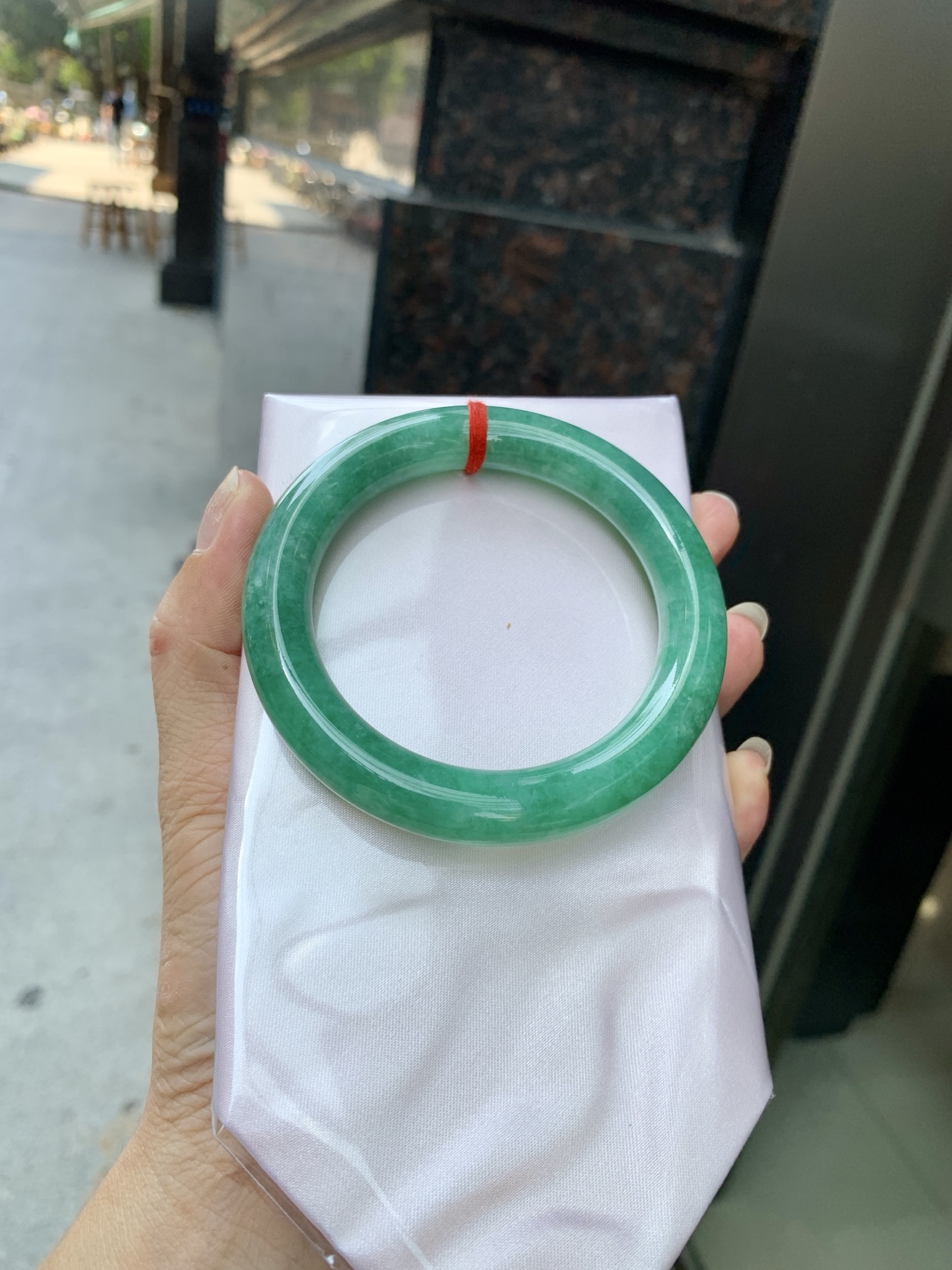 满绿圆条,0810-N1314-11,无裂,打灯棉线