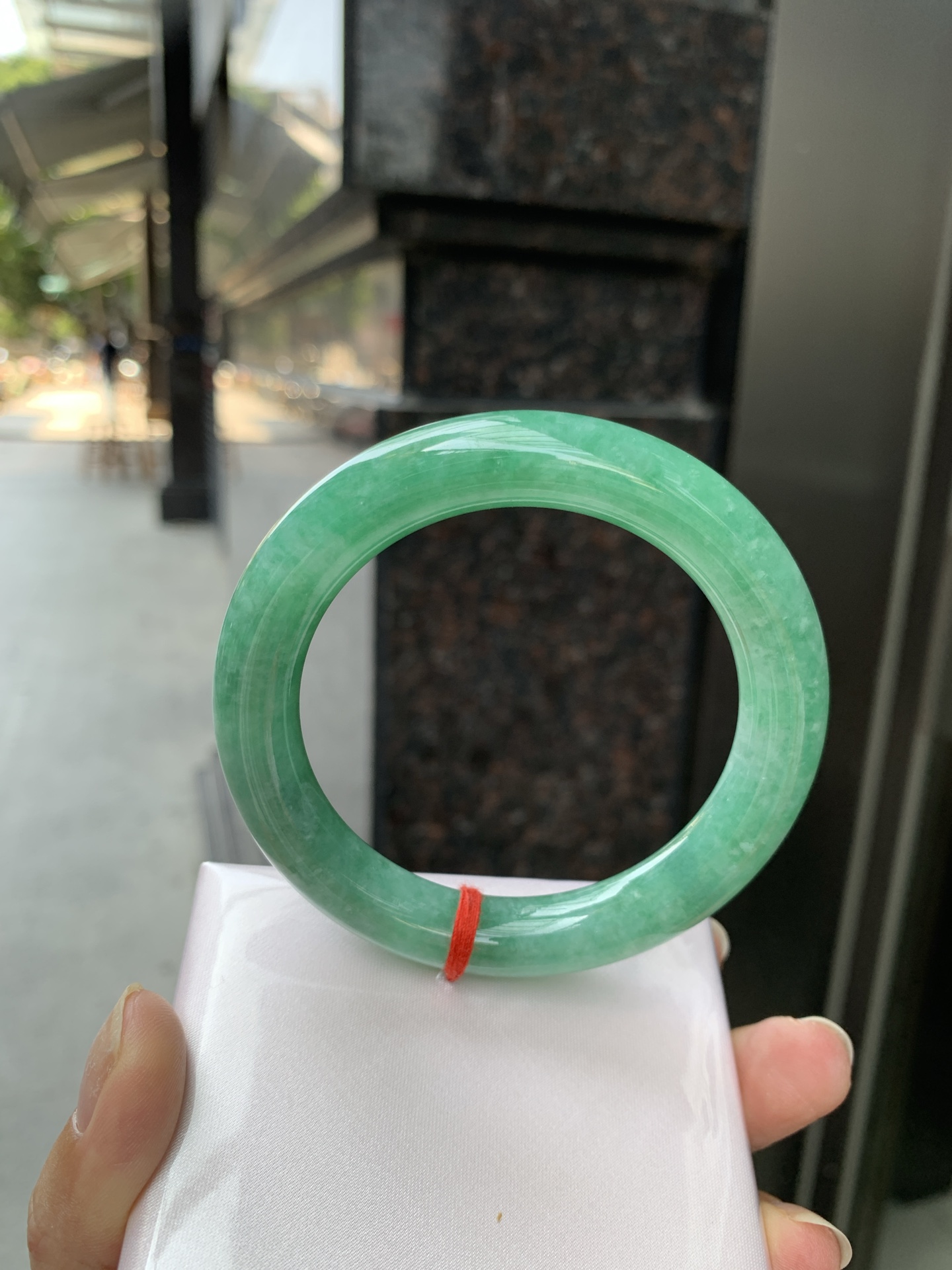 满绿圆条,0810-N1314-11,无裂,打灯棉线