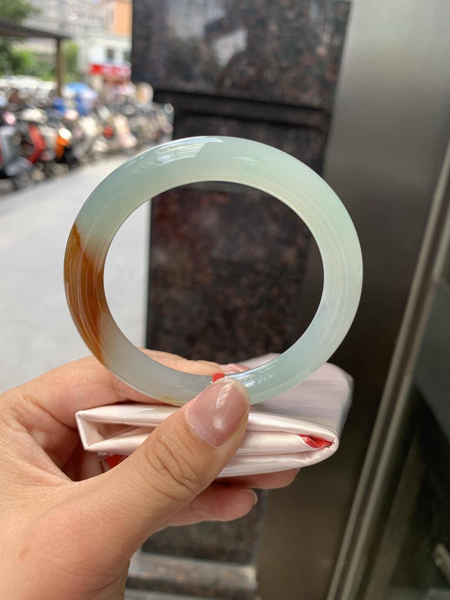 冰黄翡圆条,0810-N1314-60,打灯棉纹