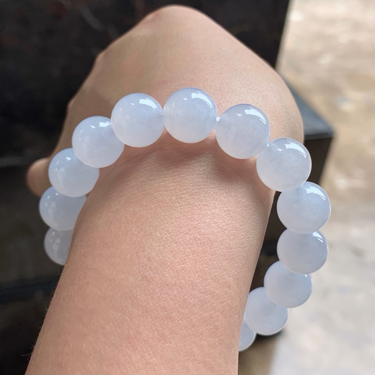糯冰种手串^_^清新