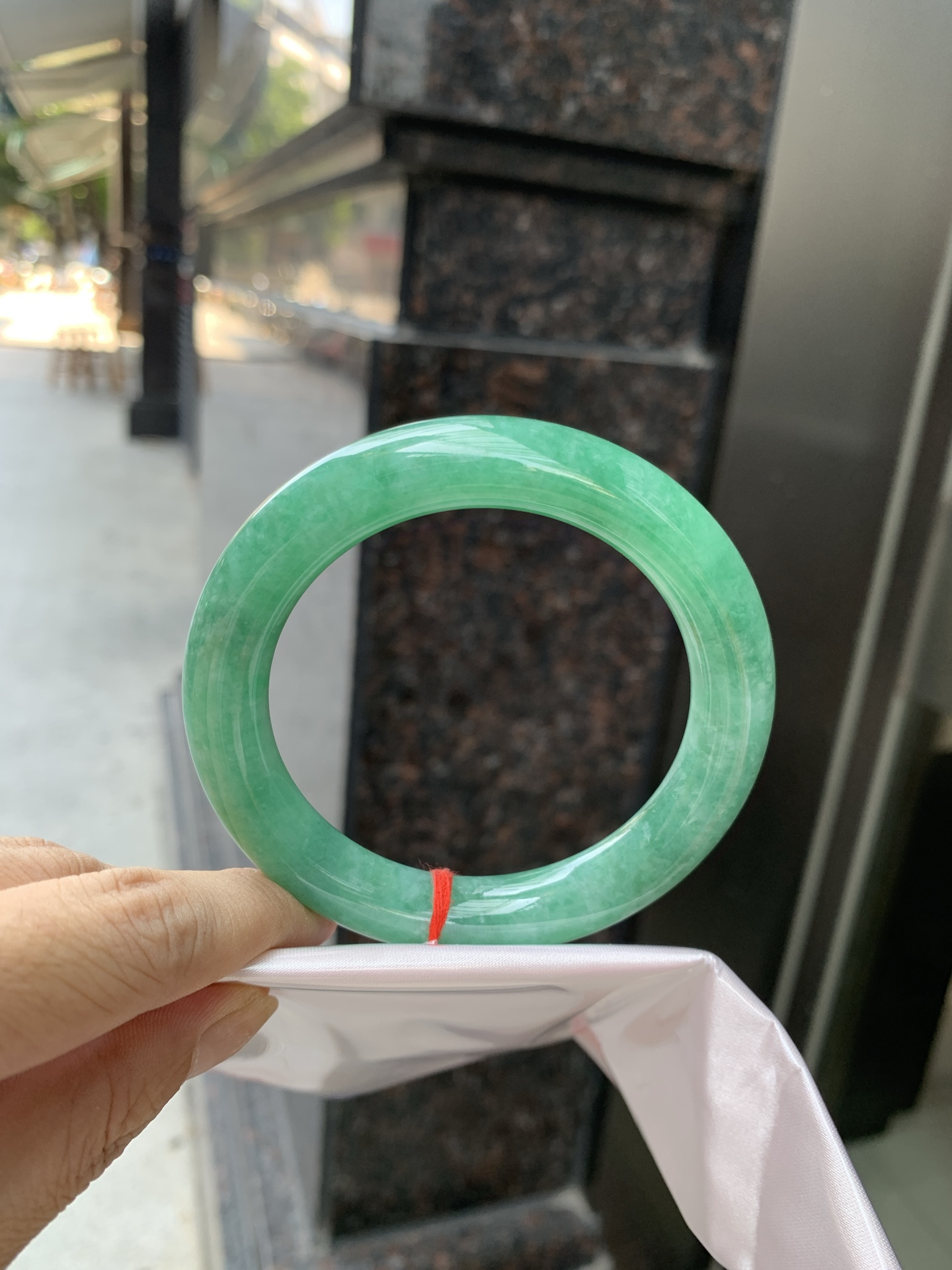 满绿圆条,0810-N1314-11,无裂,打灯棉线