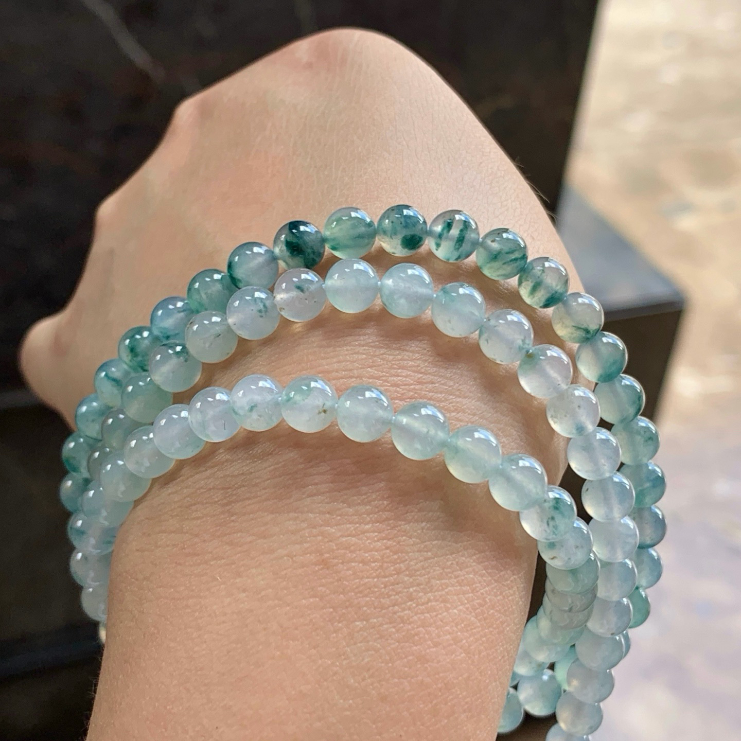 蓝花珠链^_^飘花浓郁 冰透