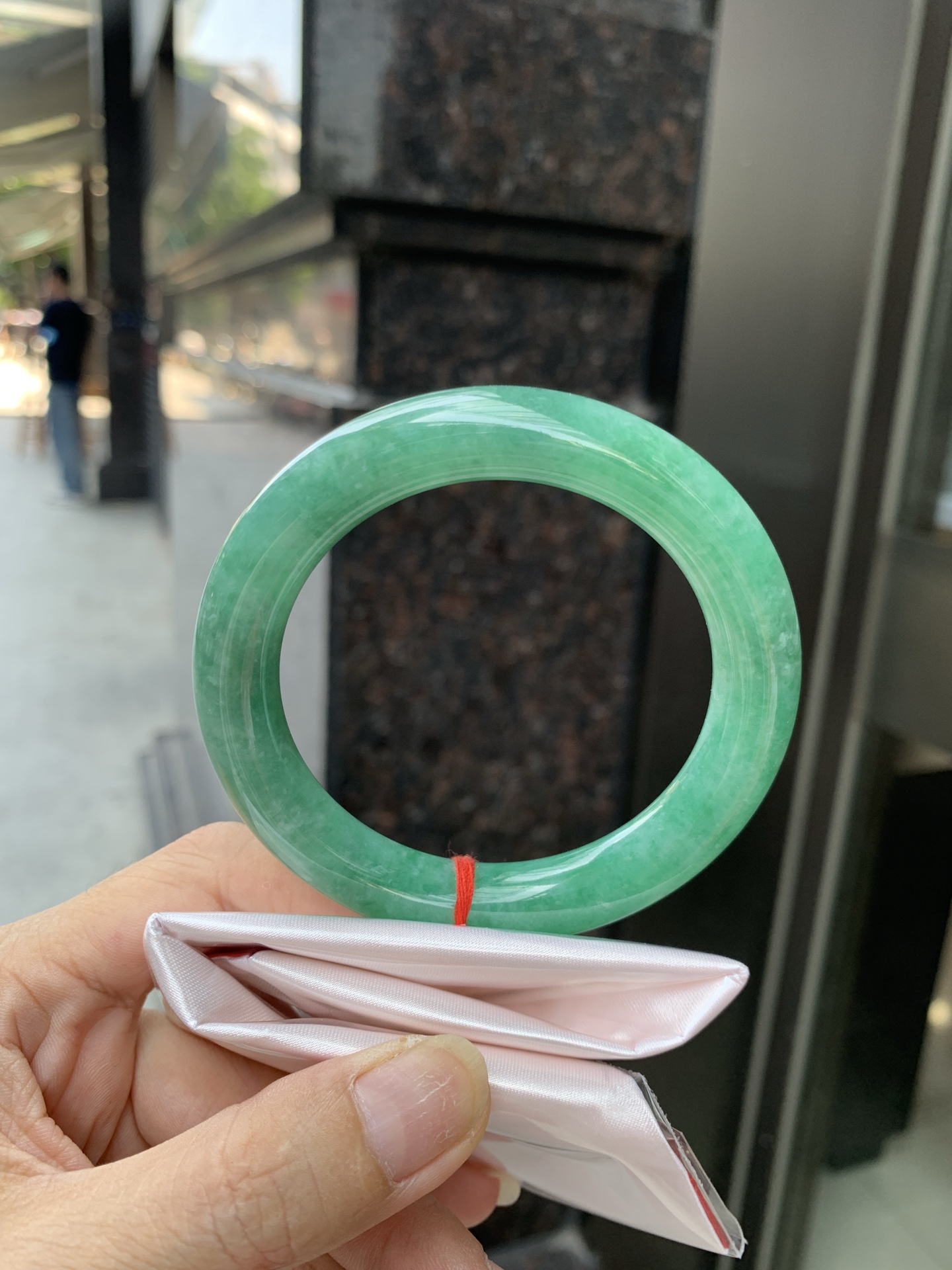 满绿圆条,0810-N1314-11,无裂,打灯棉线