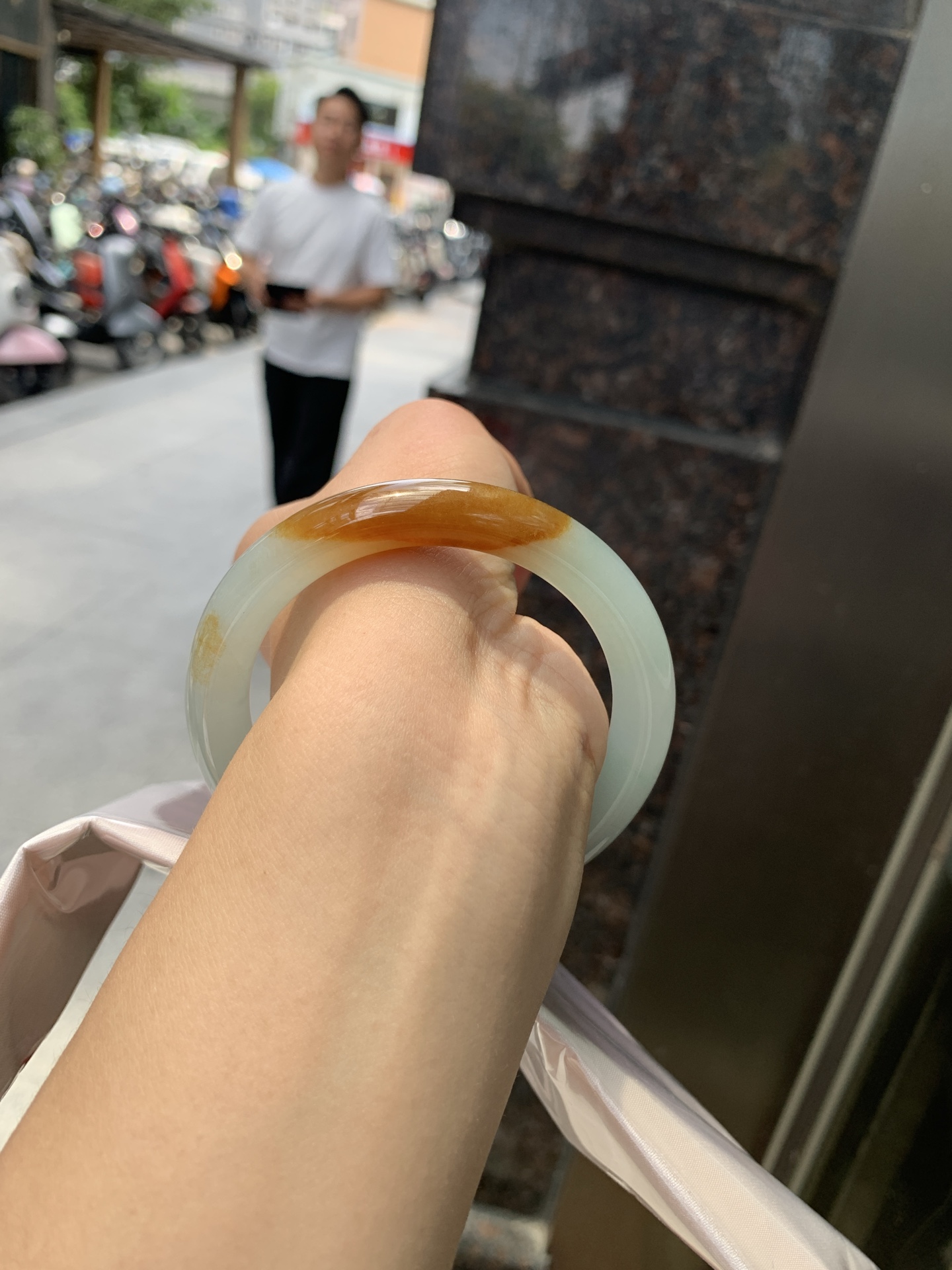 冰黄翡圆条,0810-N1314-60,打灯棉纹