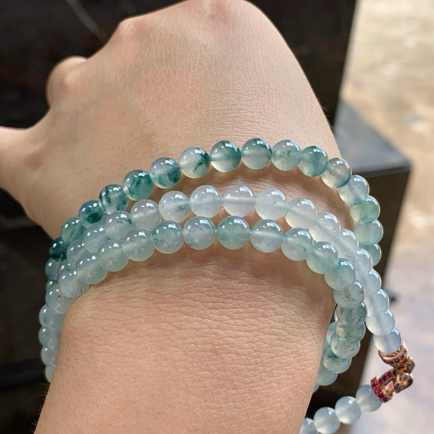 蓝花珠链^_^飘花浓郁 冰透
