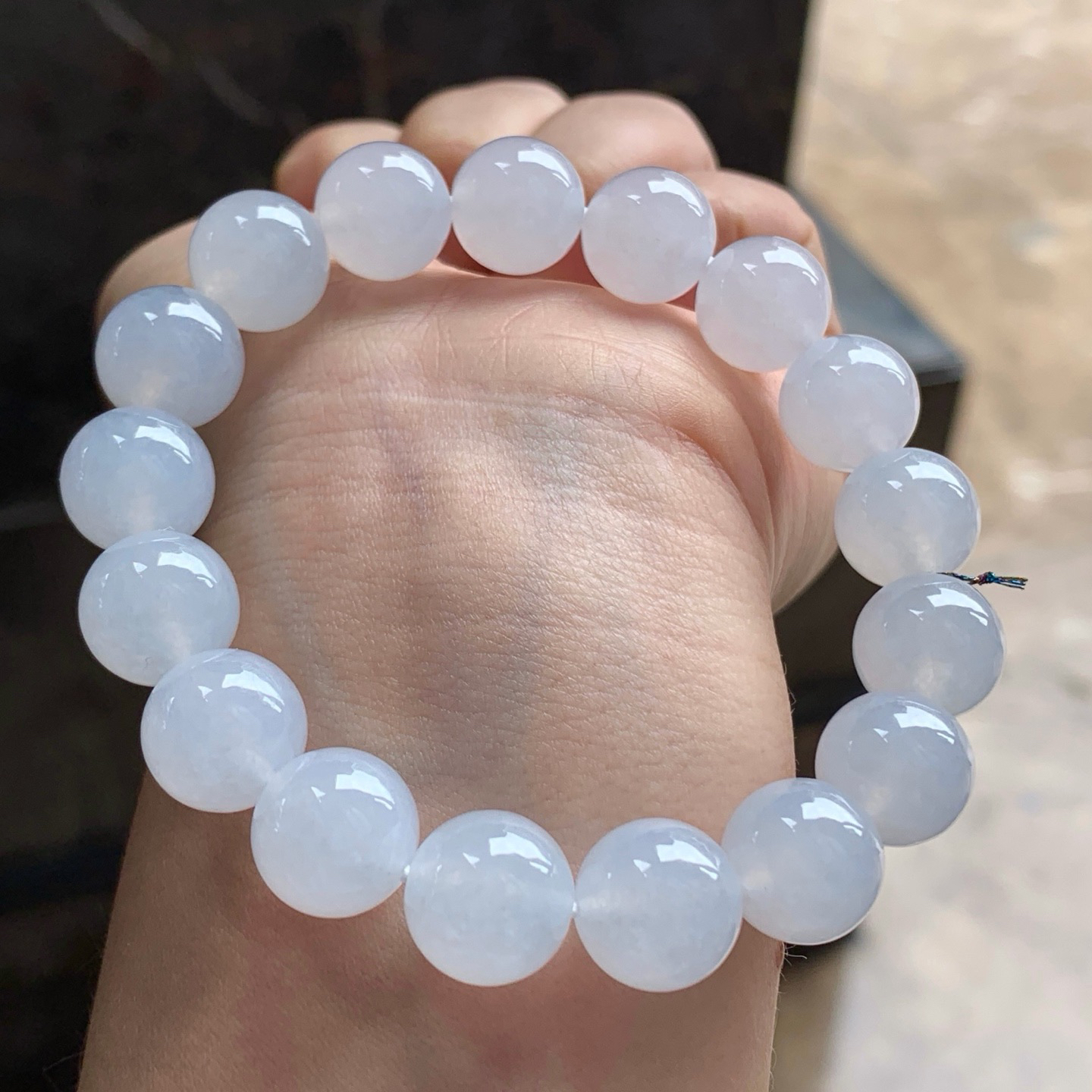 糯冰种手串^_^清新