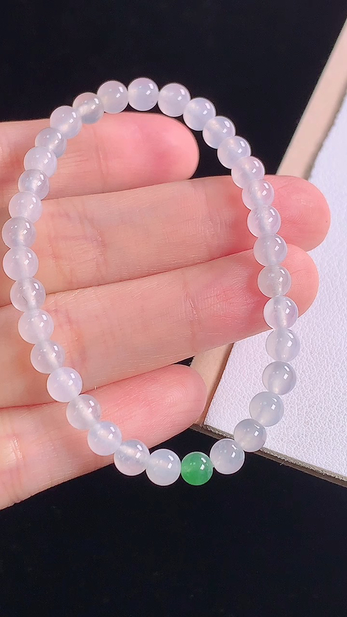 ️冰种手链，尺寸:5.1-5.1/4.6-4.6mm 9