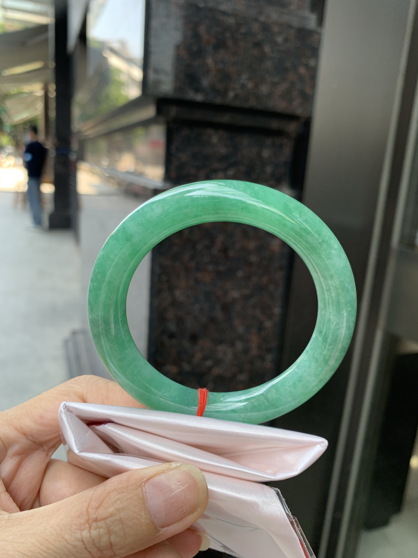 满绿圆条,0810-N1314-11,无裂,打灯棉线