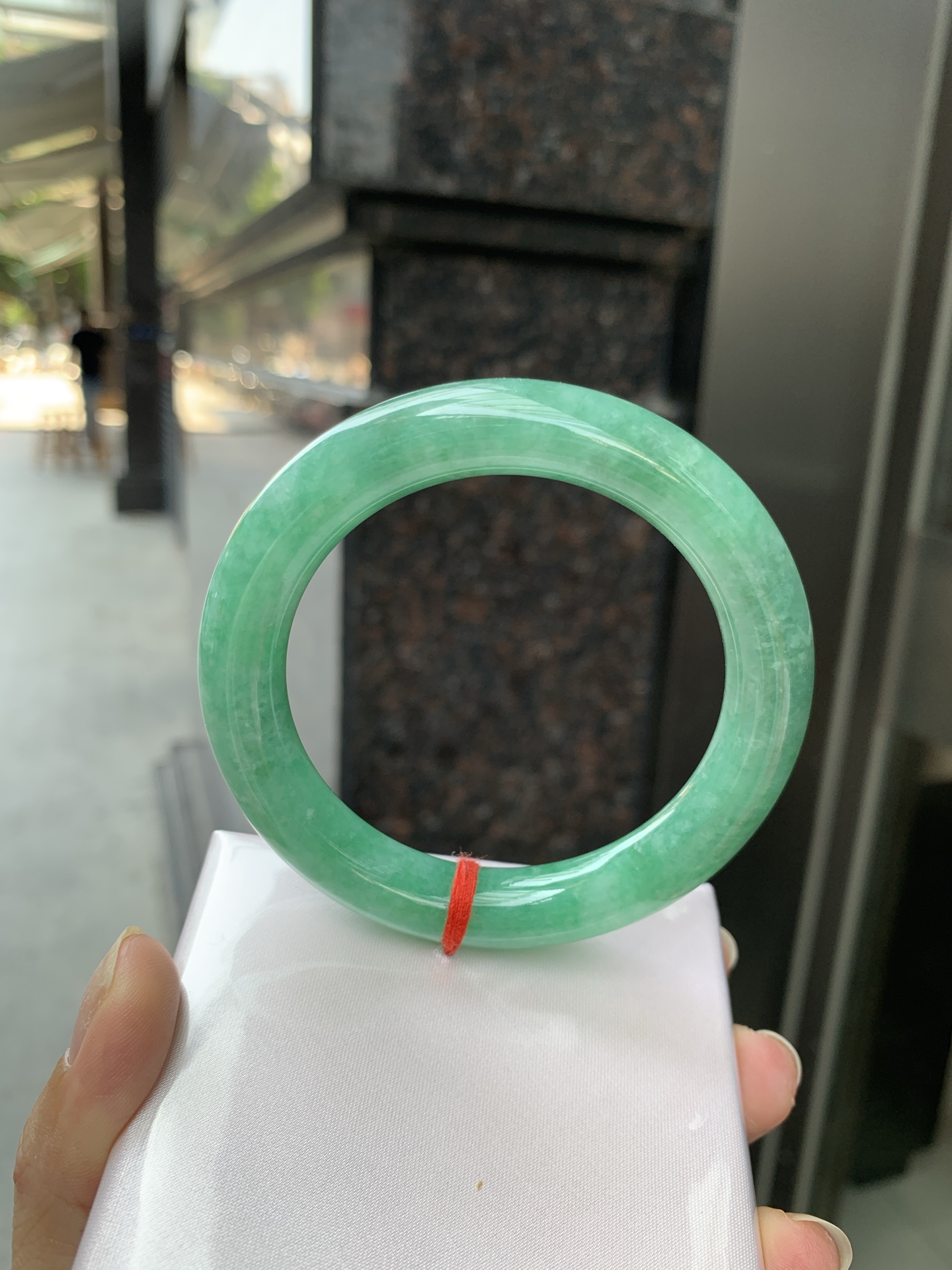 满绿圆条,0810-N1314-11,无裂,打灯棉线
