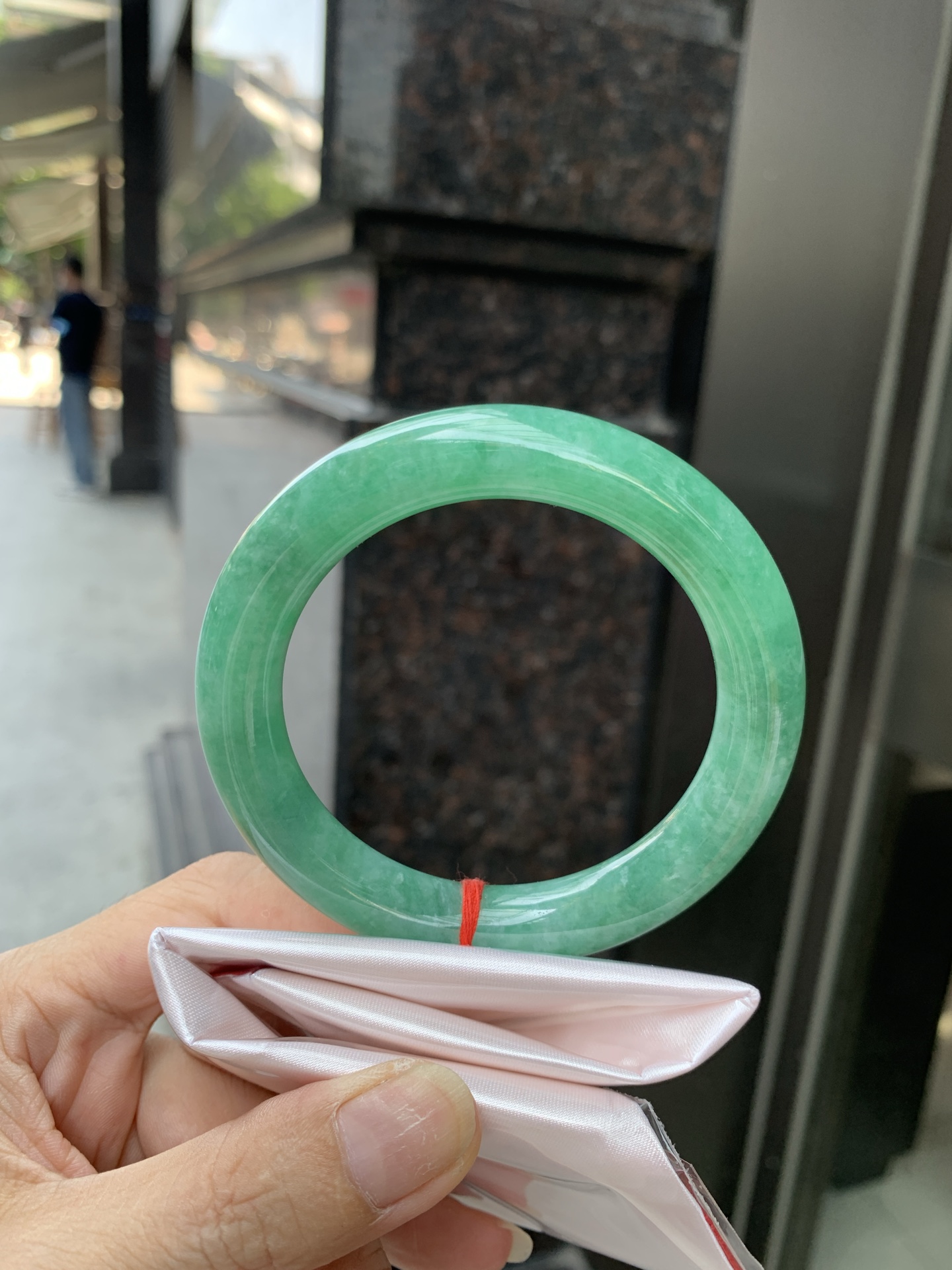 满绿圆条,0810-N1314-11,无裂,打灯棉线