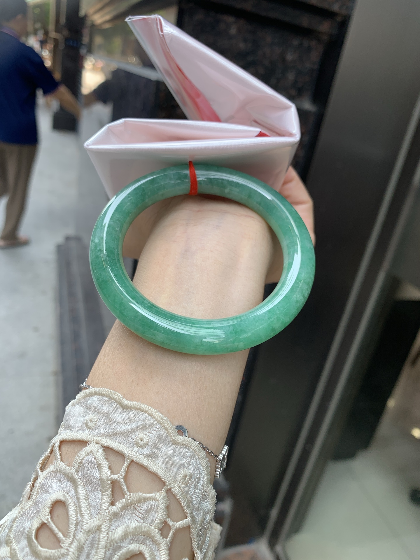 满绿圆条,0810-N1314-11,无裂,打灯棉线