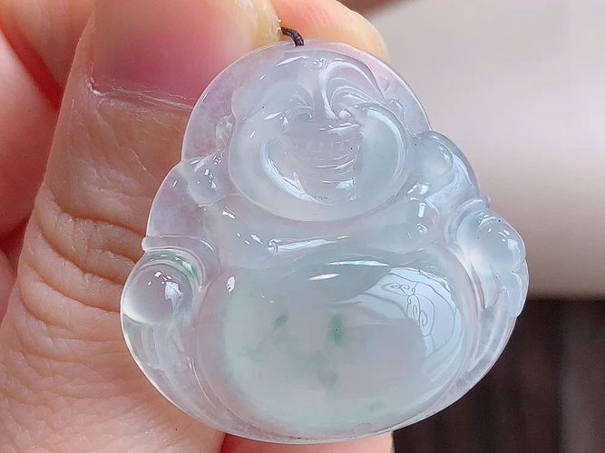 ️ 笑佛，无裂，尺寸31.7-30.6-6.2mm，包A附证书