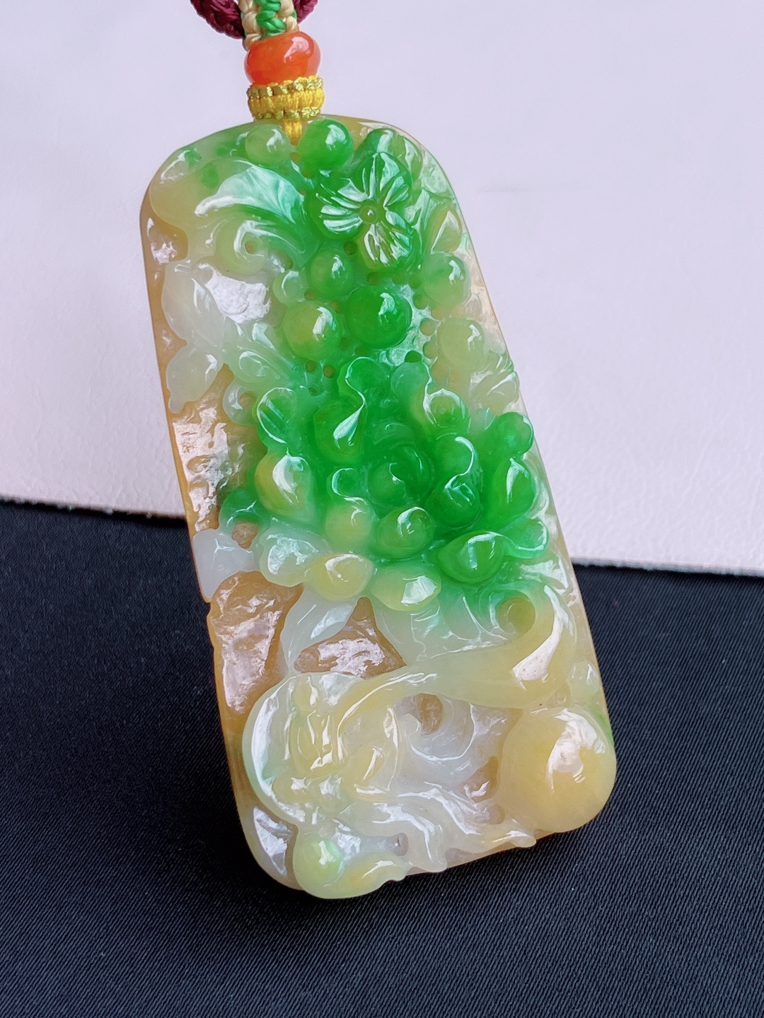 三彩花开富贵，特色，尺寸60/30.8/6.5/自然光实拍