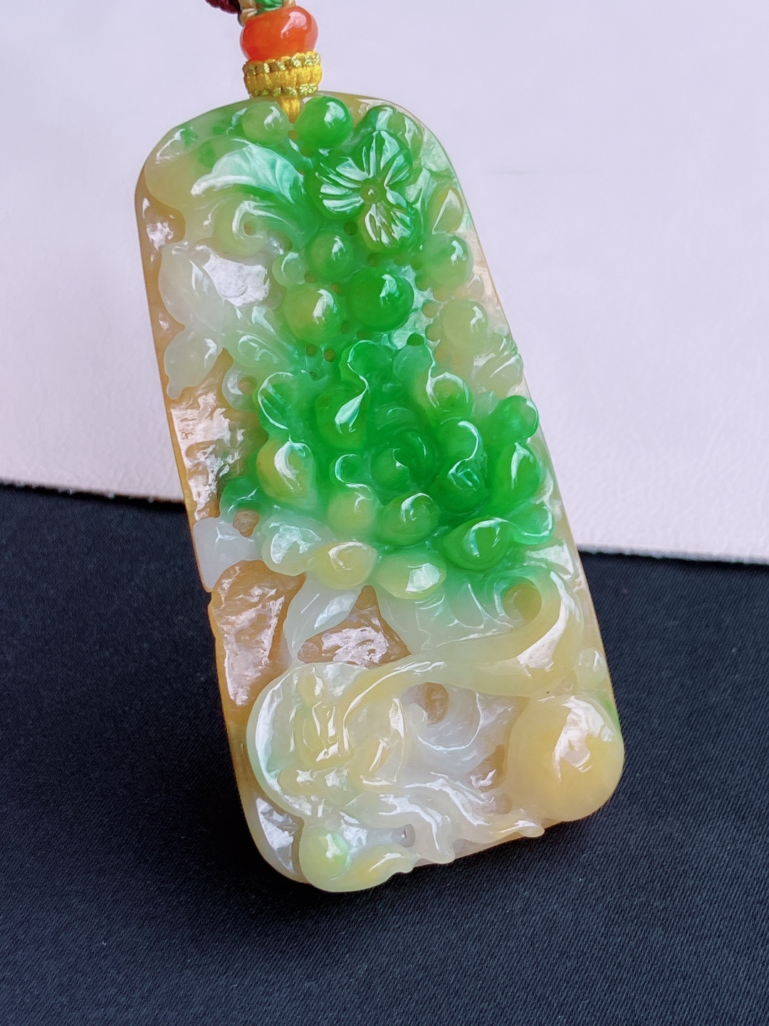 三彩花开富贵，特色，尺寸60/30.8/6.5/自然光实拍