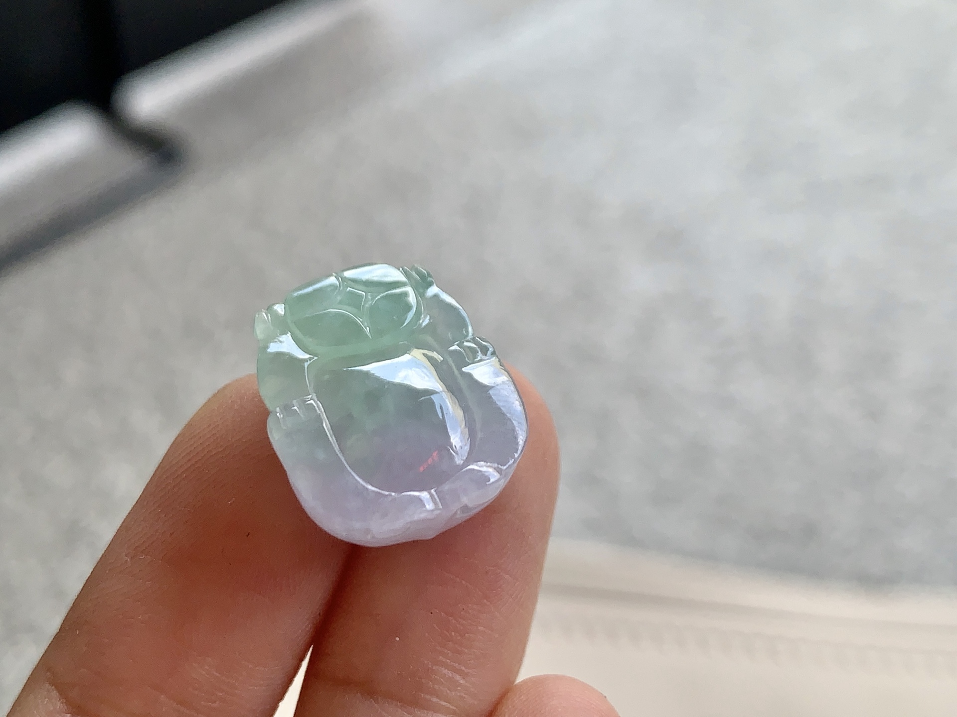 紫貔貅，尺寸：16.7×14×9.2