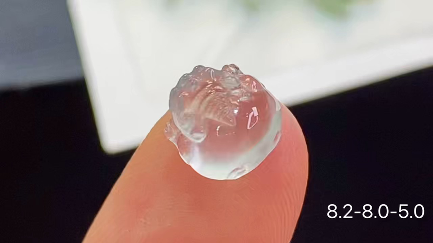 玻璃种貔貅，无暇，8.2-8.0-5.0